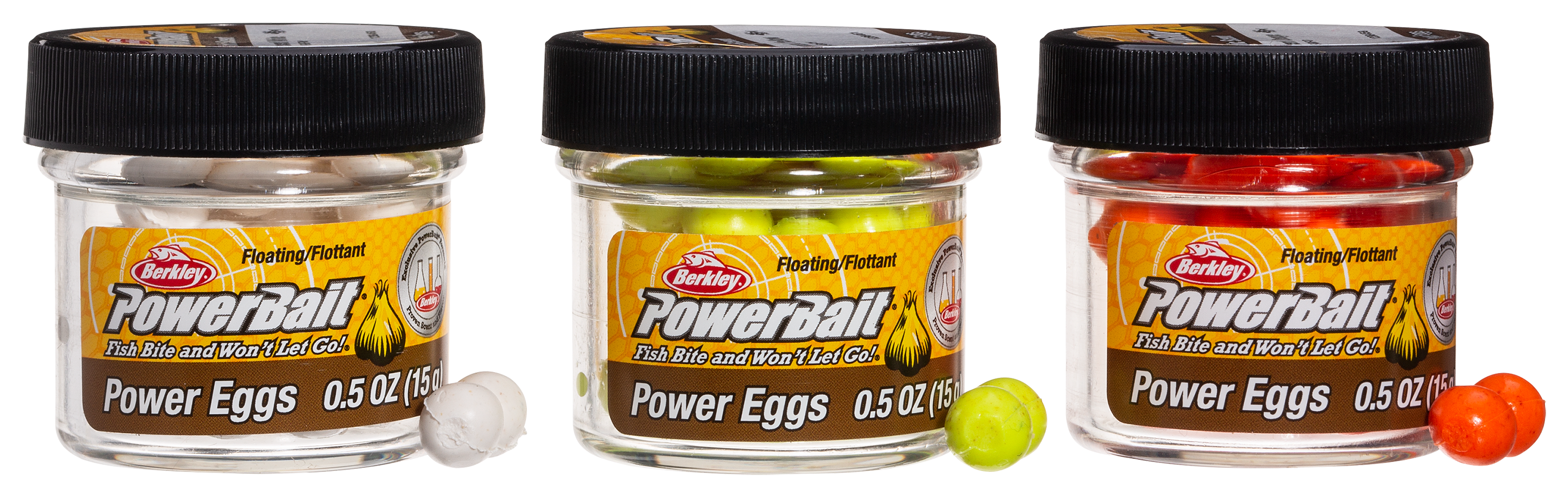 Berkley PowerBait Power Eggs Floating Magnum Garlic Assorted 3