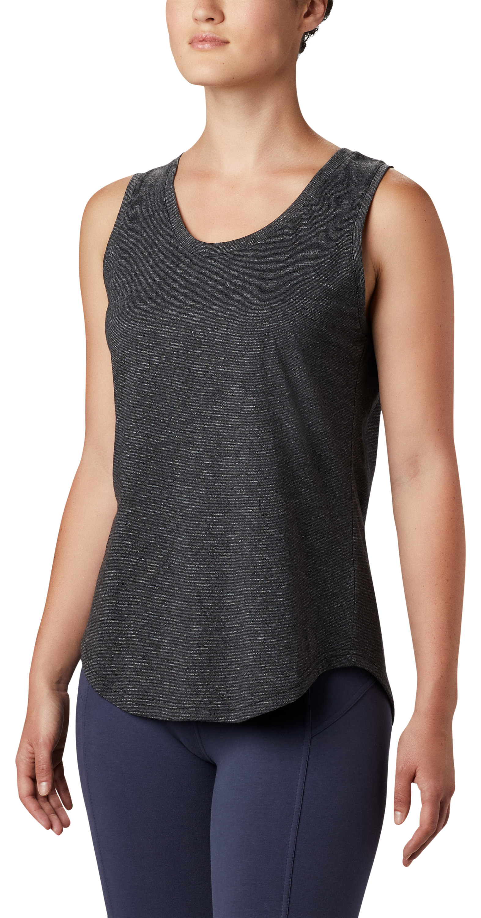 Image of Columbia Cades Cape Tank Top for Ladies - Black - S