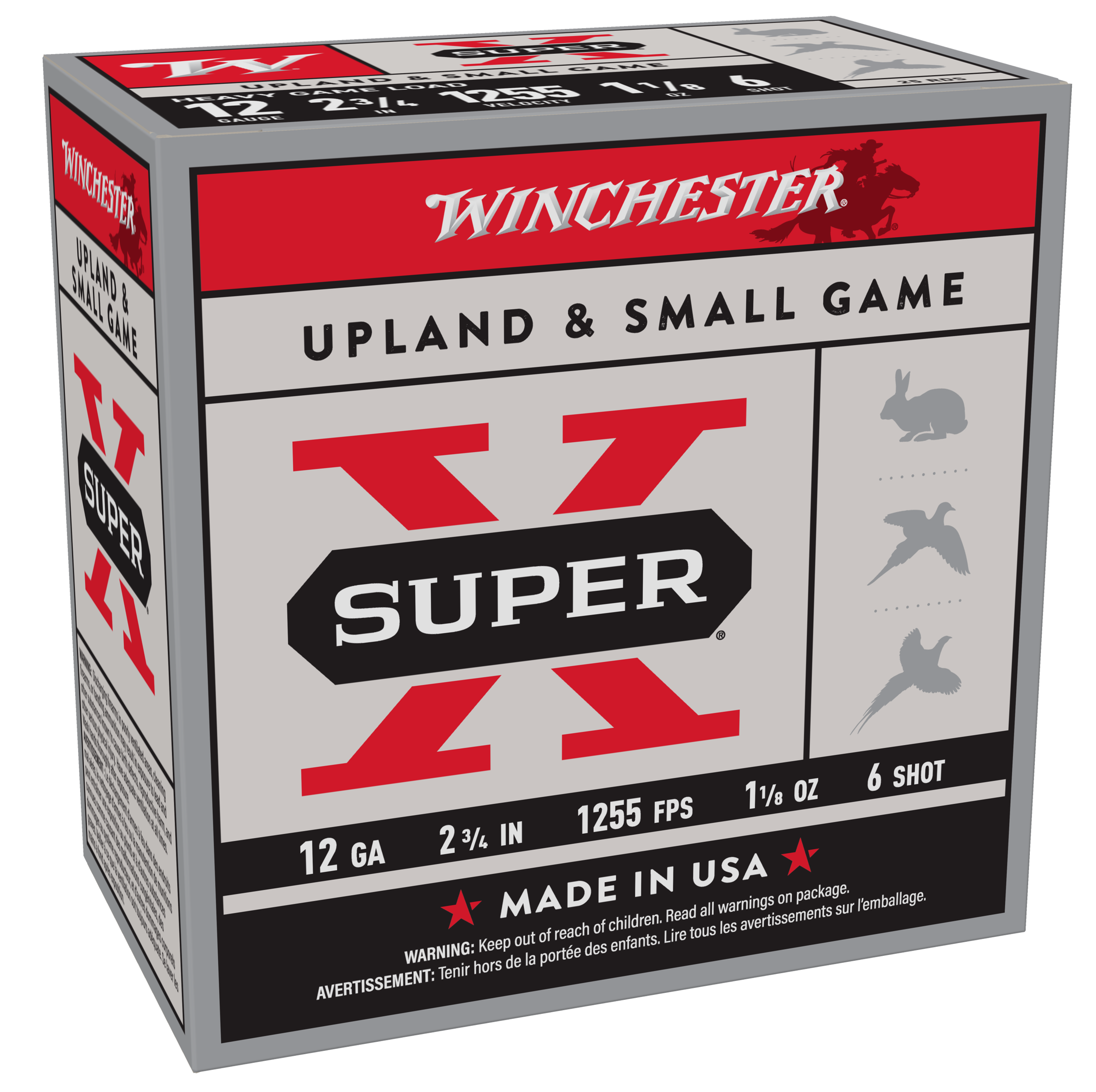Image of "Winchester Super-X Game Load 12-Ga 2-3/4"" 1-1/8 oz. Shotshells - #6 - 250 Rounds"