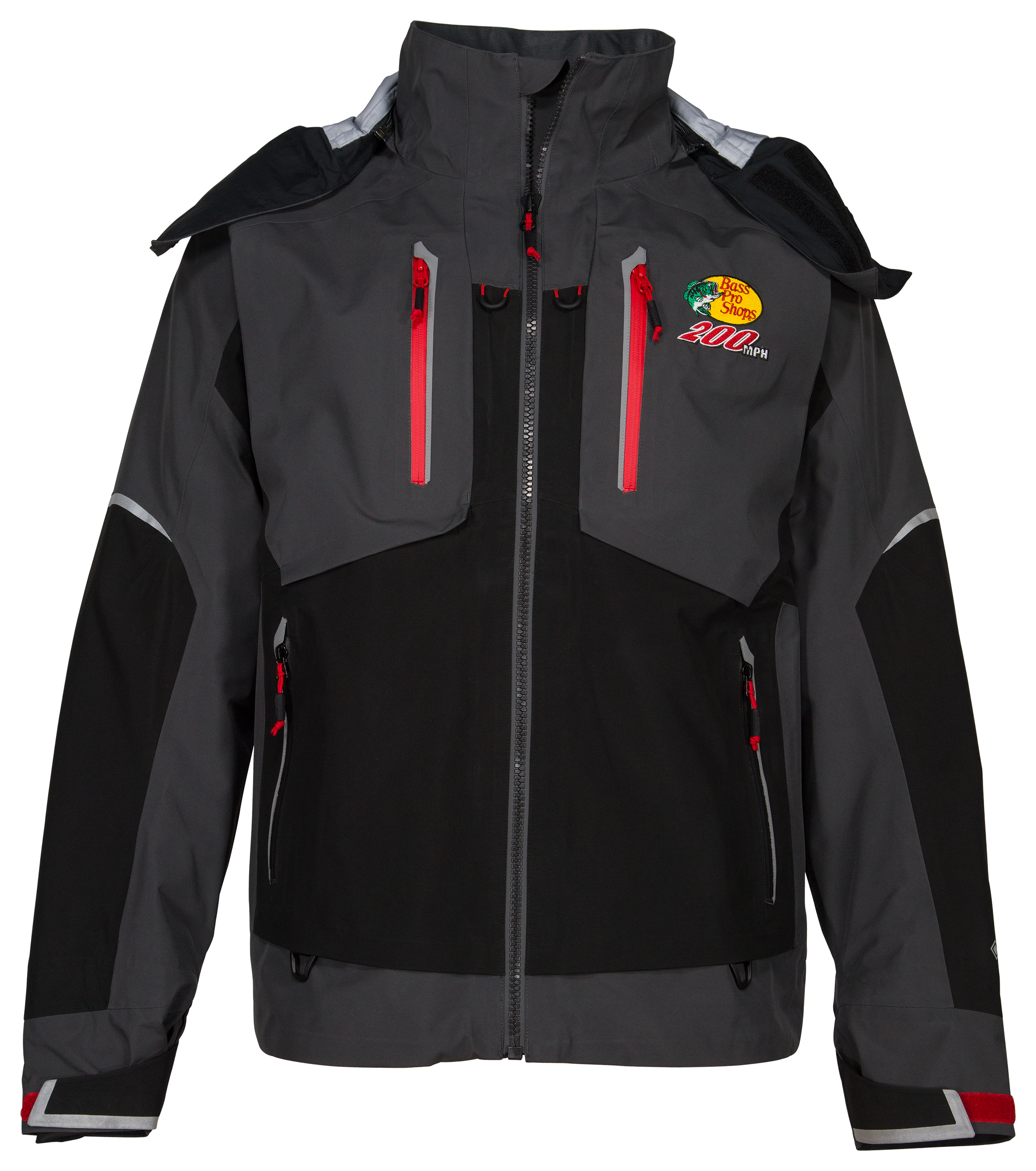 Bass Pro Shops 200 MPH Jacket for Men - Black/Grey - LT product image