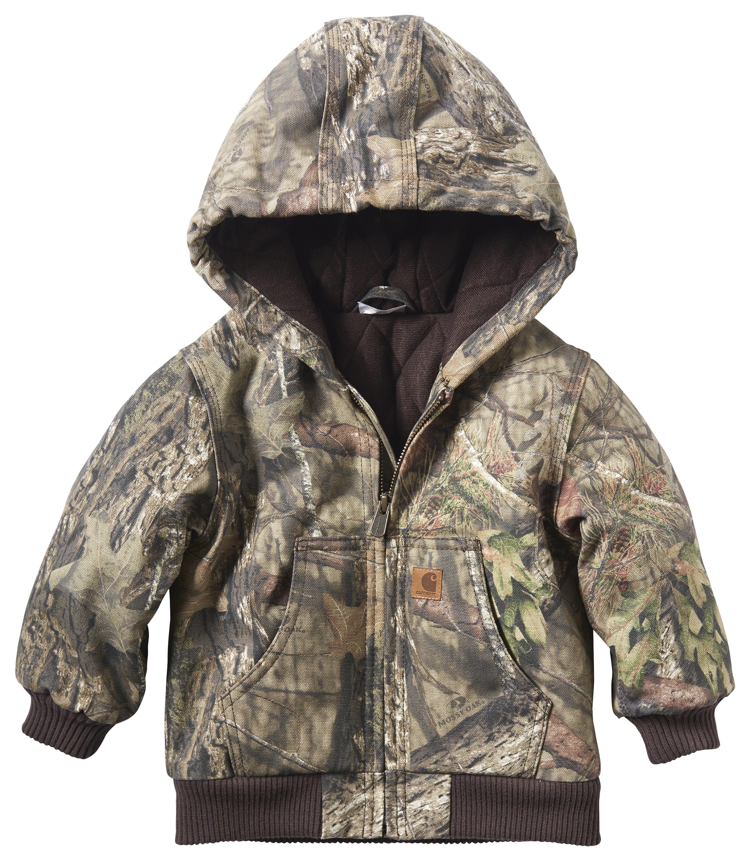 Carhartt Camo Active Flannel Quilt Lined Jacket for Babies Mossy Oak Break Up Country 6 Months