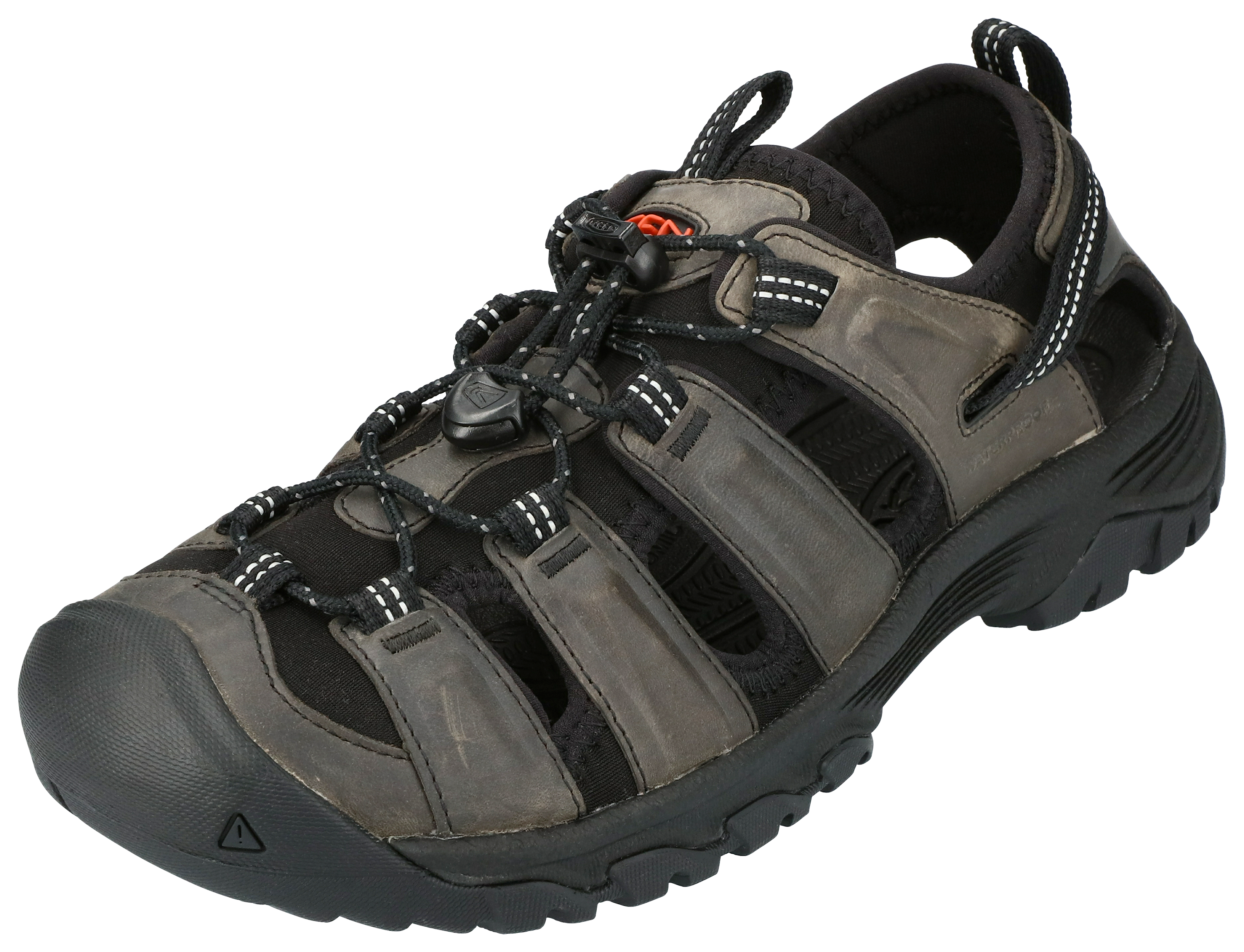 Image of KEEN Targhee III Hiking Sandals for Men - Gray/Black - 9M