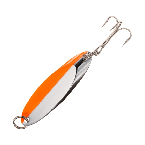 Bass Pro Shops Casting Spoon - 1/4 oz. - Nickel/Fluorescent Orange