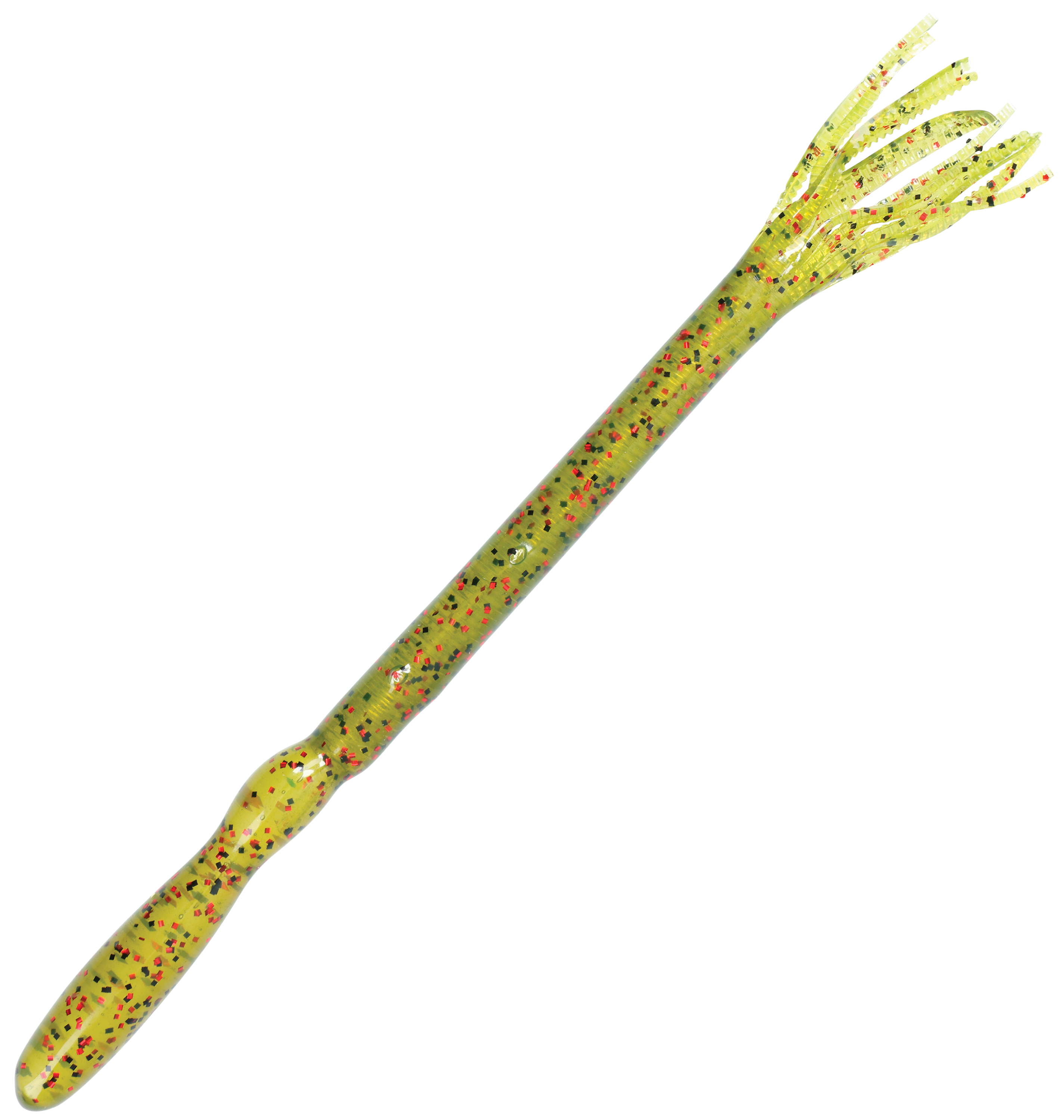 Creme Tube Worm - Watermelon/Red Flake