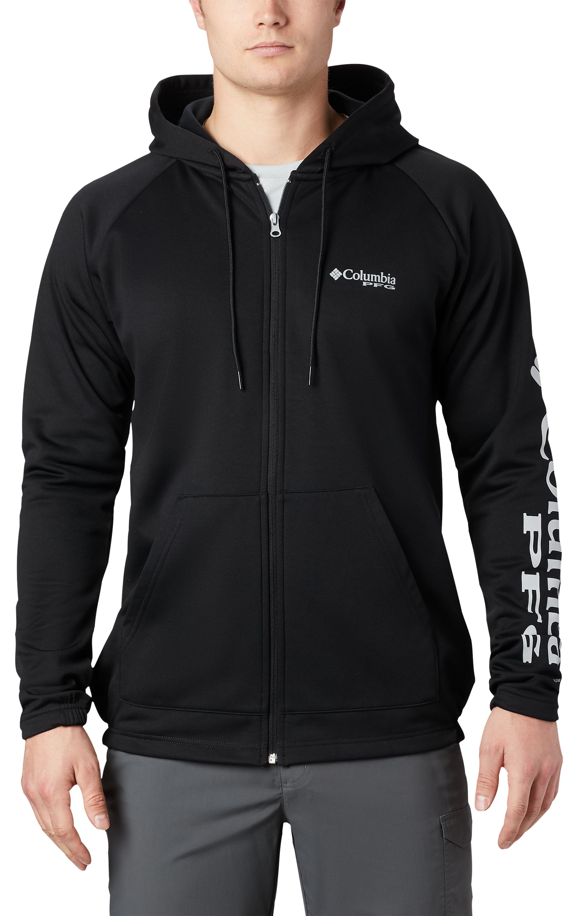 Columbia PFG Terminal Tackle Fleece Full-Zip Long-Sleeve Hoodie for Men