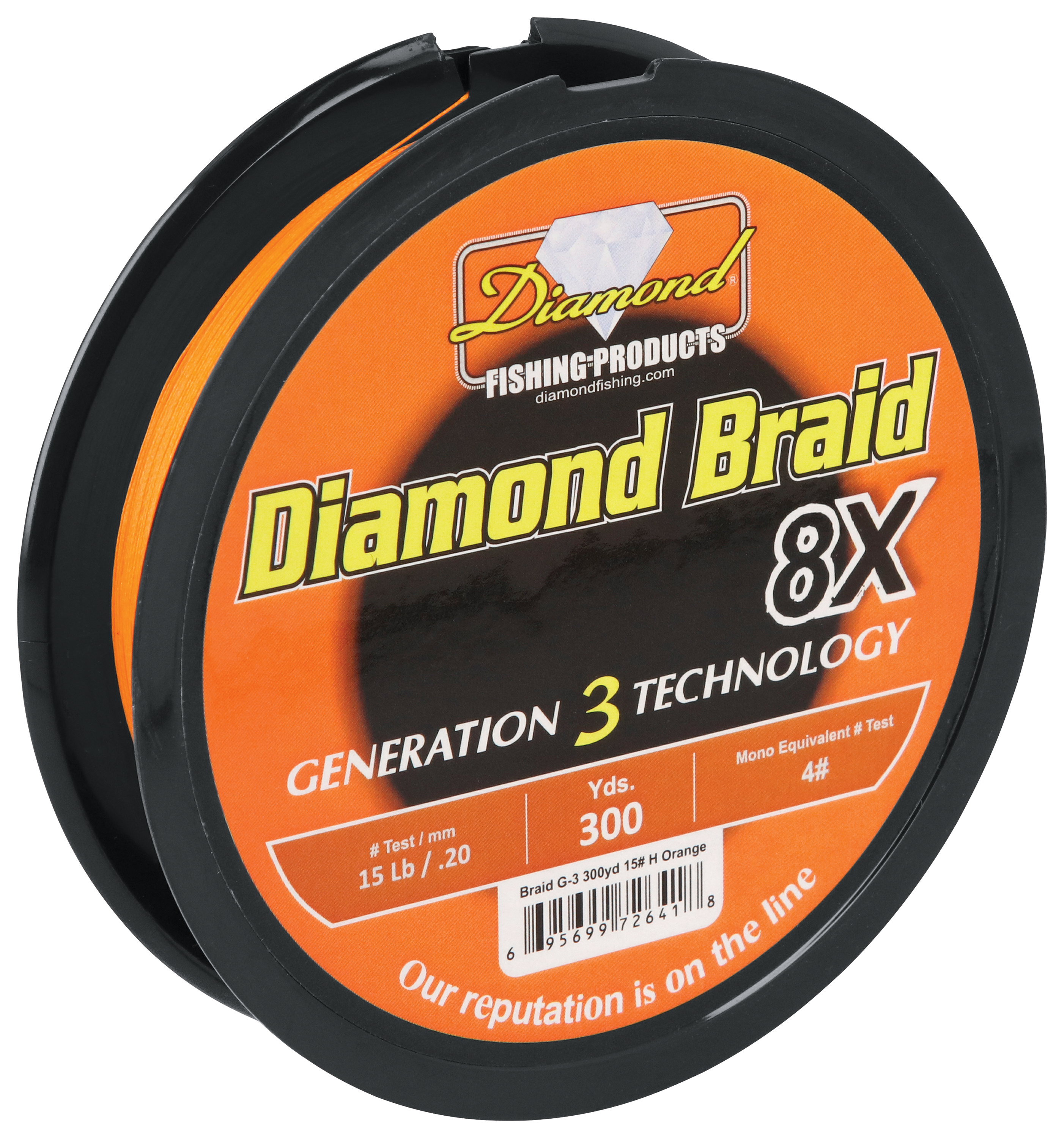 Diamond Braid Generation III 8x Braided Line - Blue - 100lb - 600yd