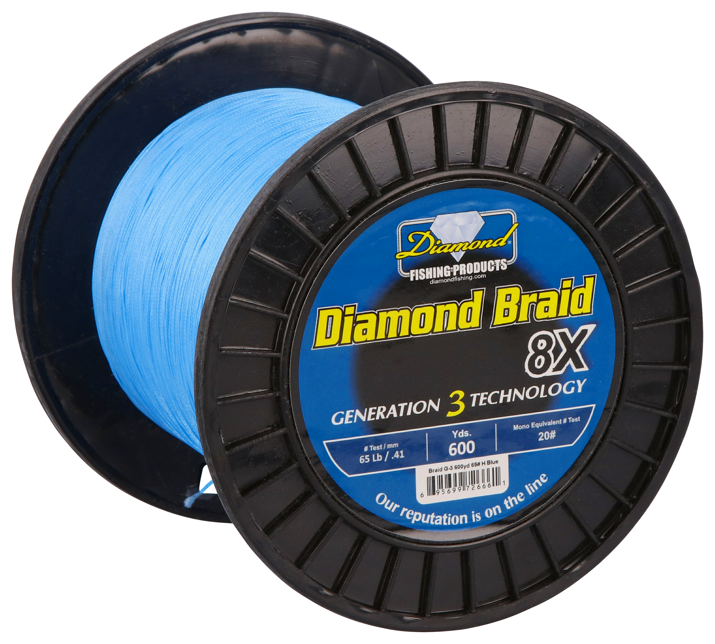 Diamond Braid Generation III 8x Braided Line - Blue - 100lb - 3000yd