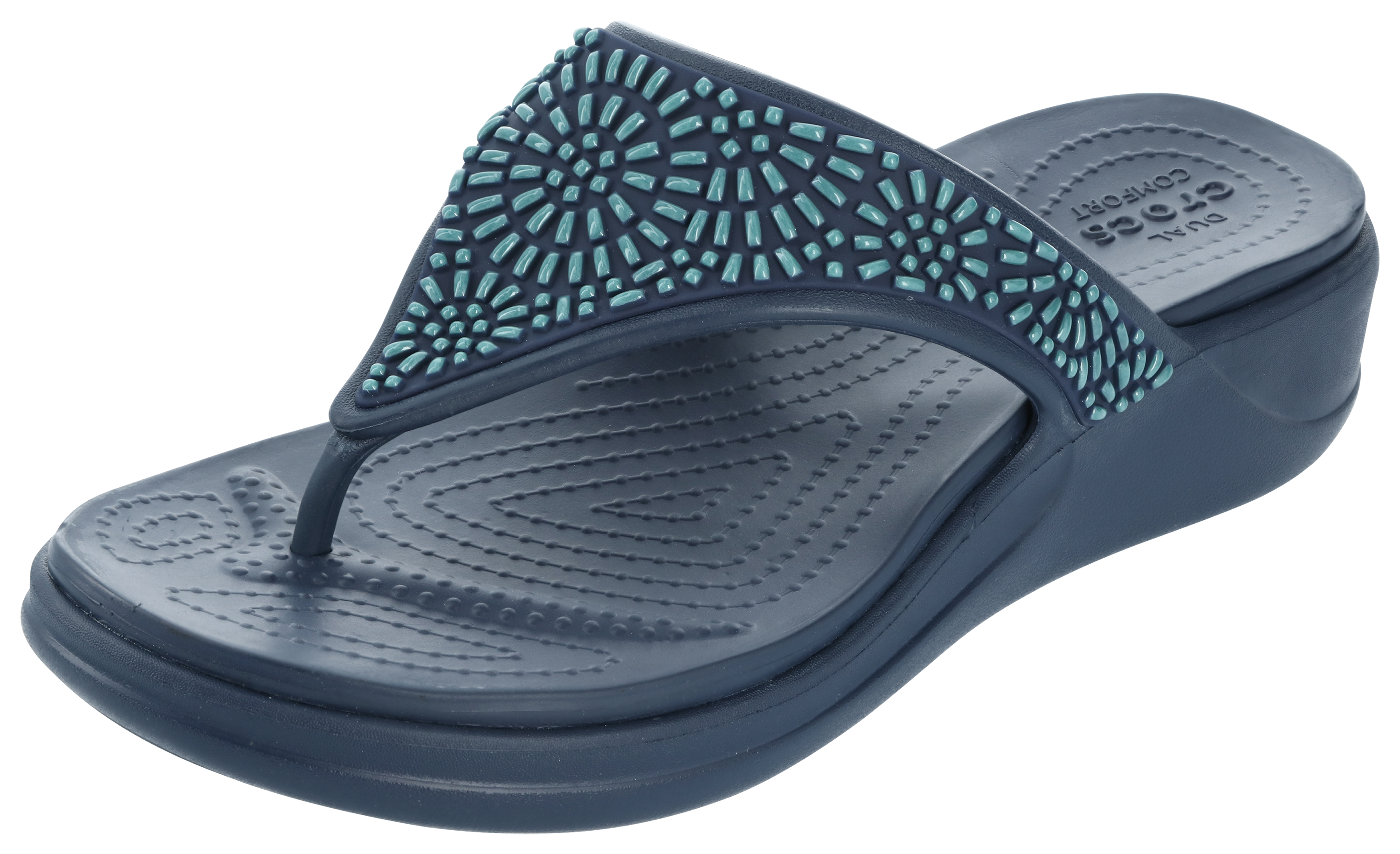 Crocs Monterey Diamante Wedge Flip Sandals for Ladies | Bass Pro Shops