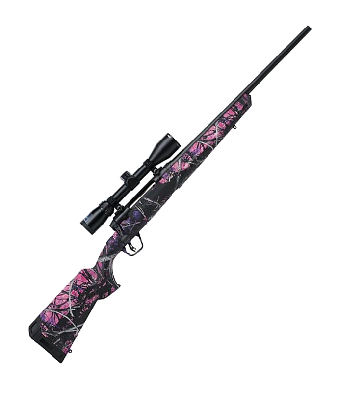 Savage Axis II XP Compact Bolt-Action Rifle with Bushnell Scope - .243 Winchester - Muddy Girl Camo
