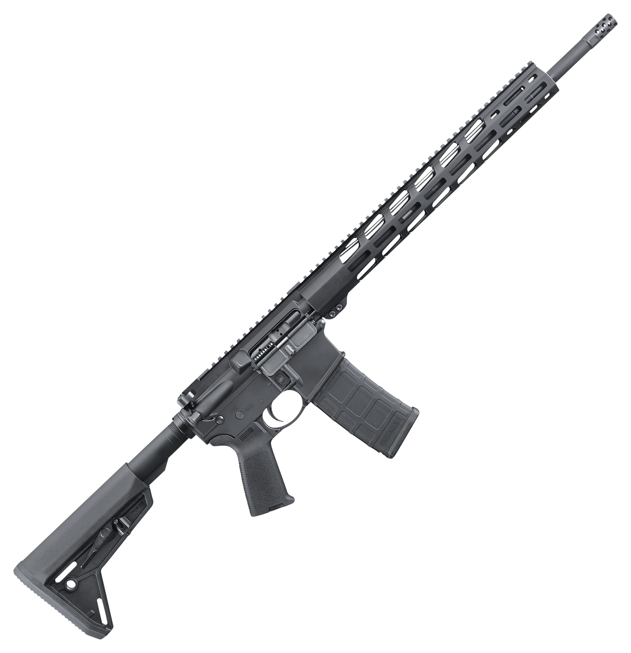 Image of Ruger AR-556 MPR Semi-Auto Rifle - Black - 10 + 1