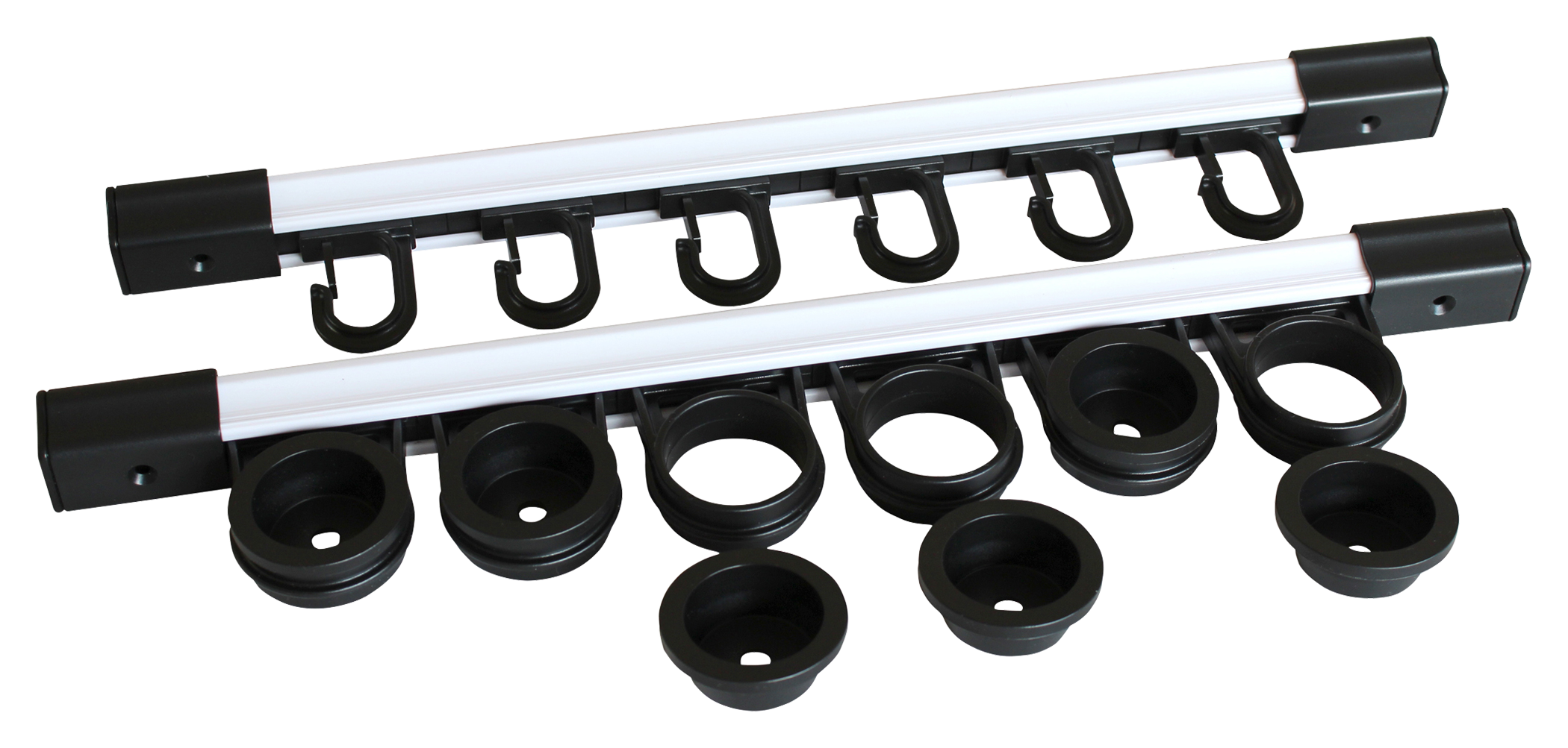 Rush Creek Creations 3-in-1 All-Weather 6 Fishing-Rod Storage Rack
