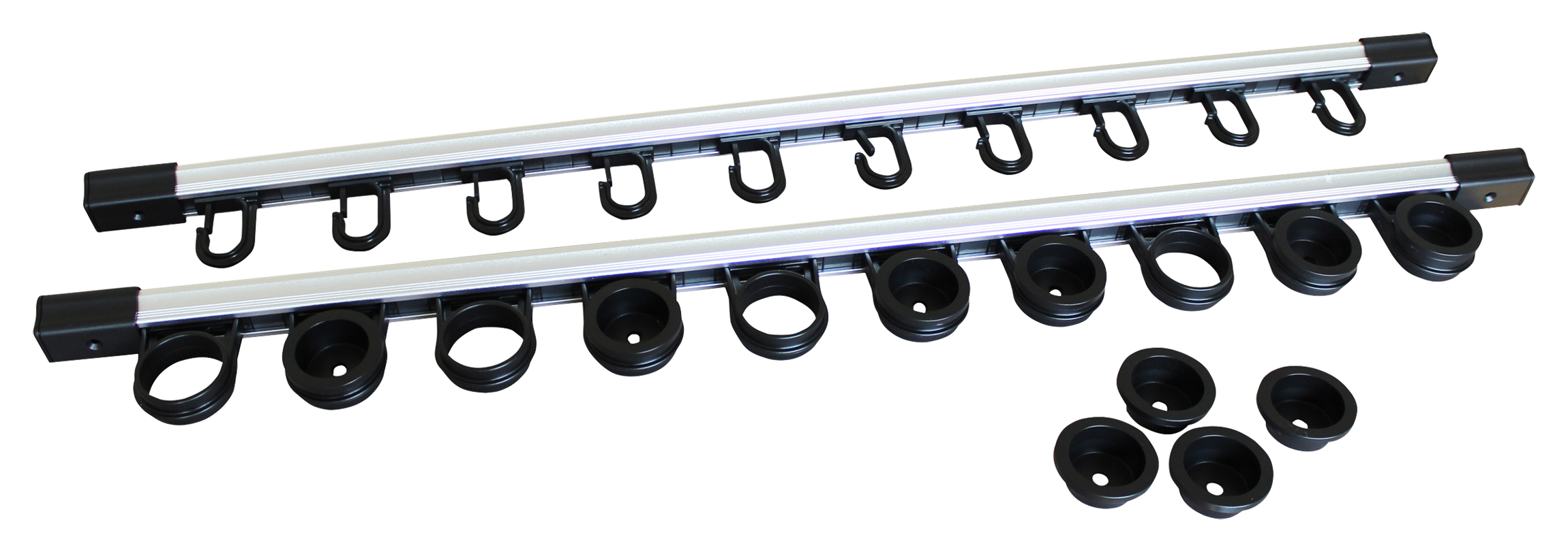 Rod Rack 5 HD White with Levelling Brackets - Gr8nzlife