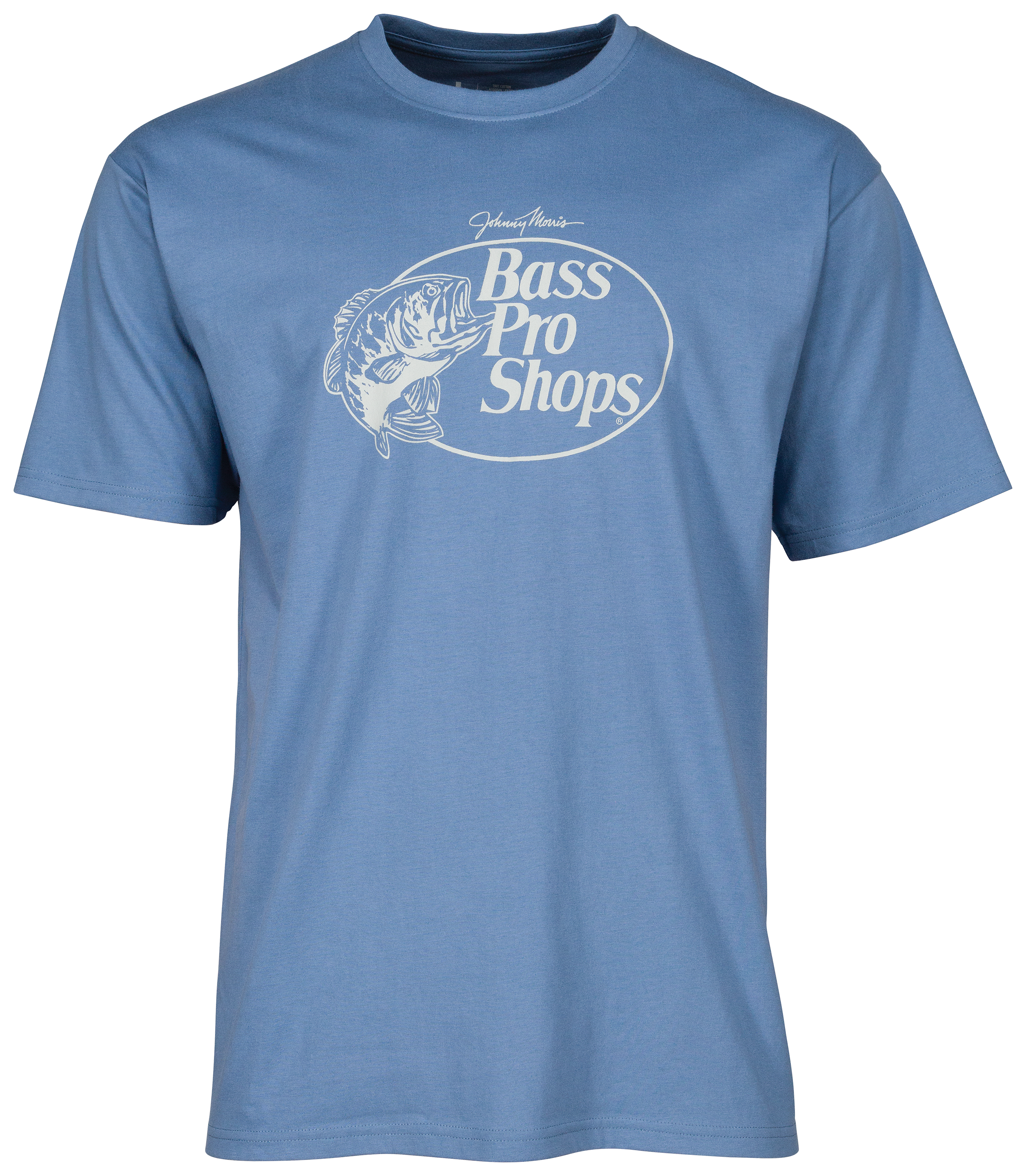 Bass Pro Shops Men's Hoodie Woodcut Johnny Morris Logo Long Sleeve