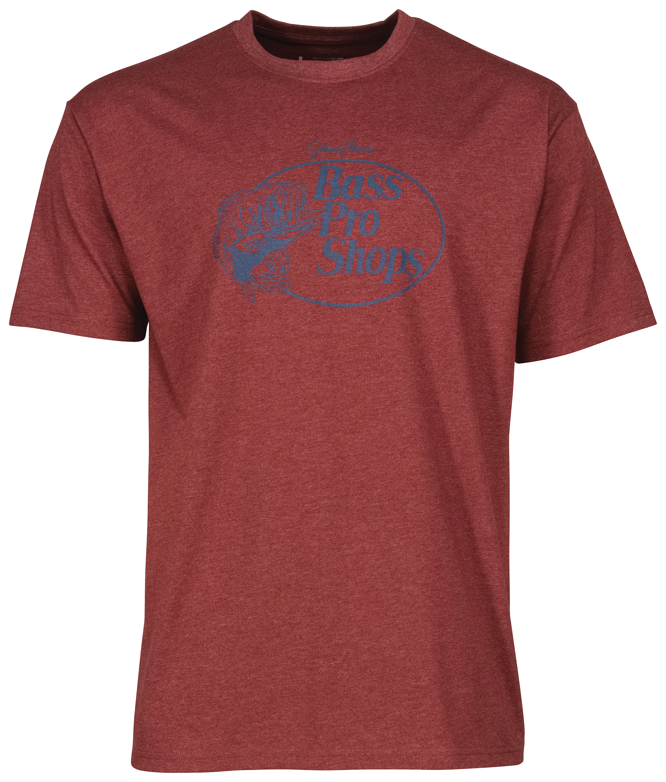 Bass Pro Shops Original Logo 2.0 Short-Sleeve T-Shirt for Men - Heather Maroon - M