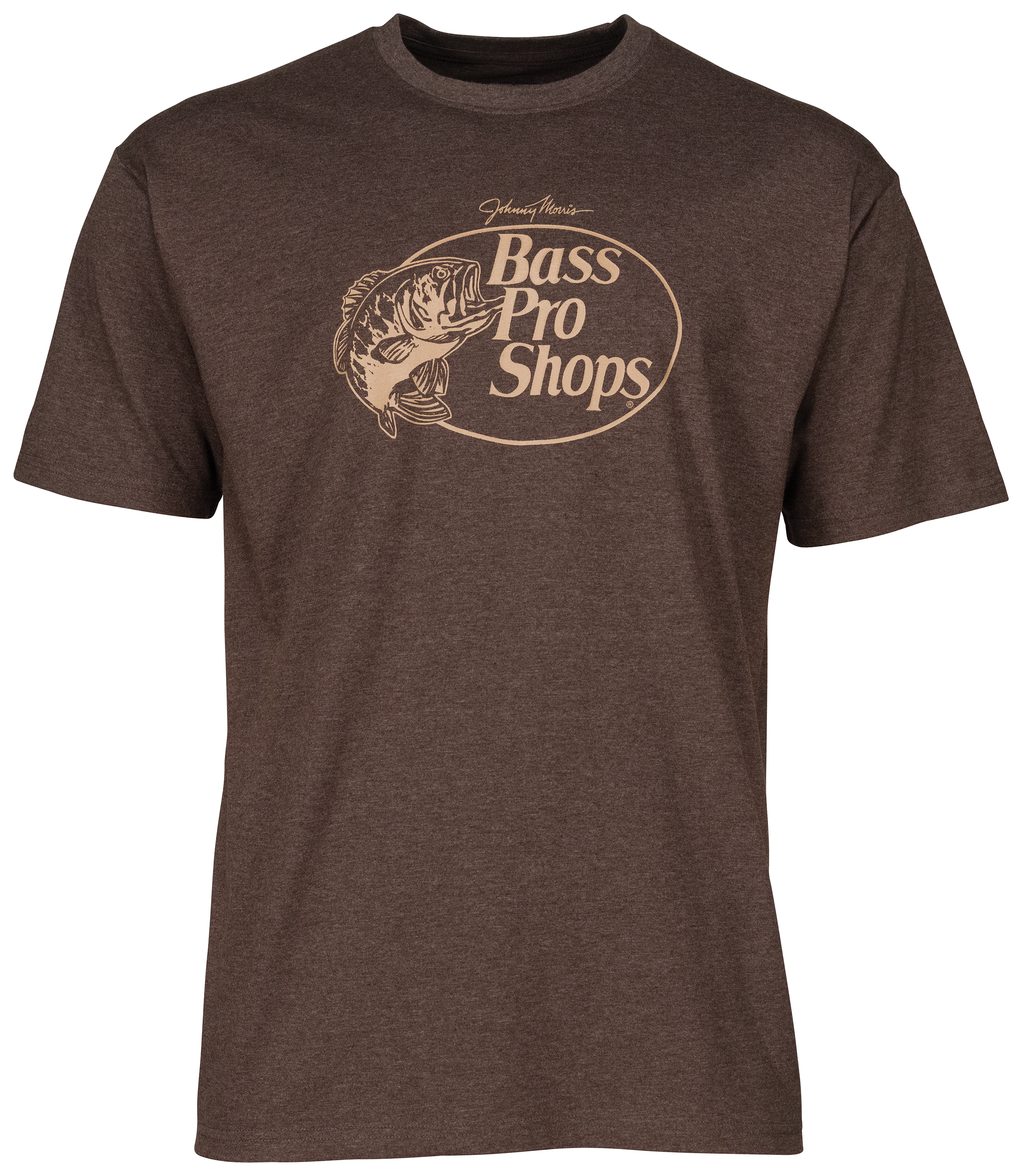 Bass Pro Shops Original Logo 2.0 Short-Sleeve T-Shirt for Men - Heather Brown - M