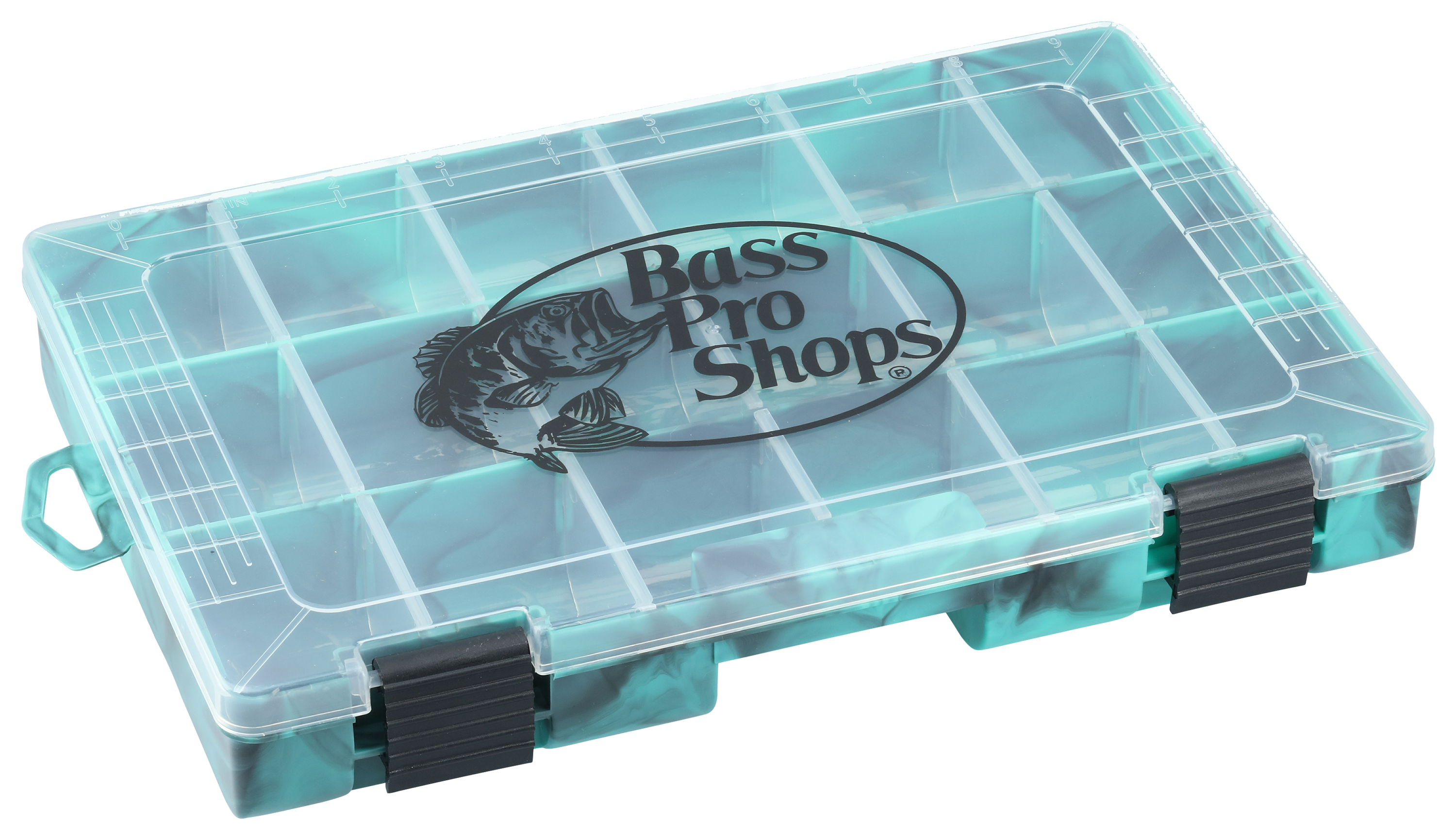 Bass Pro Shops Plastic Lure Tackle Box w/Adjustable Dividers - with Tackle  Shown 