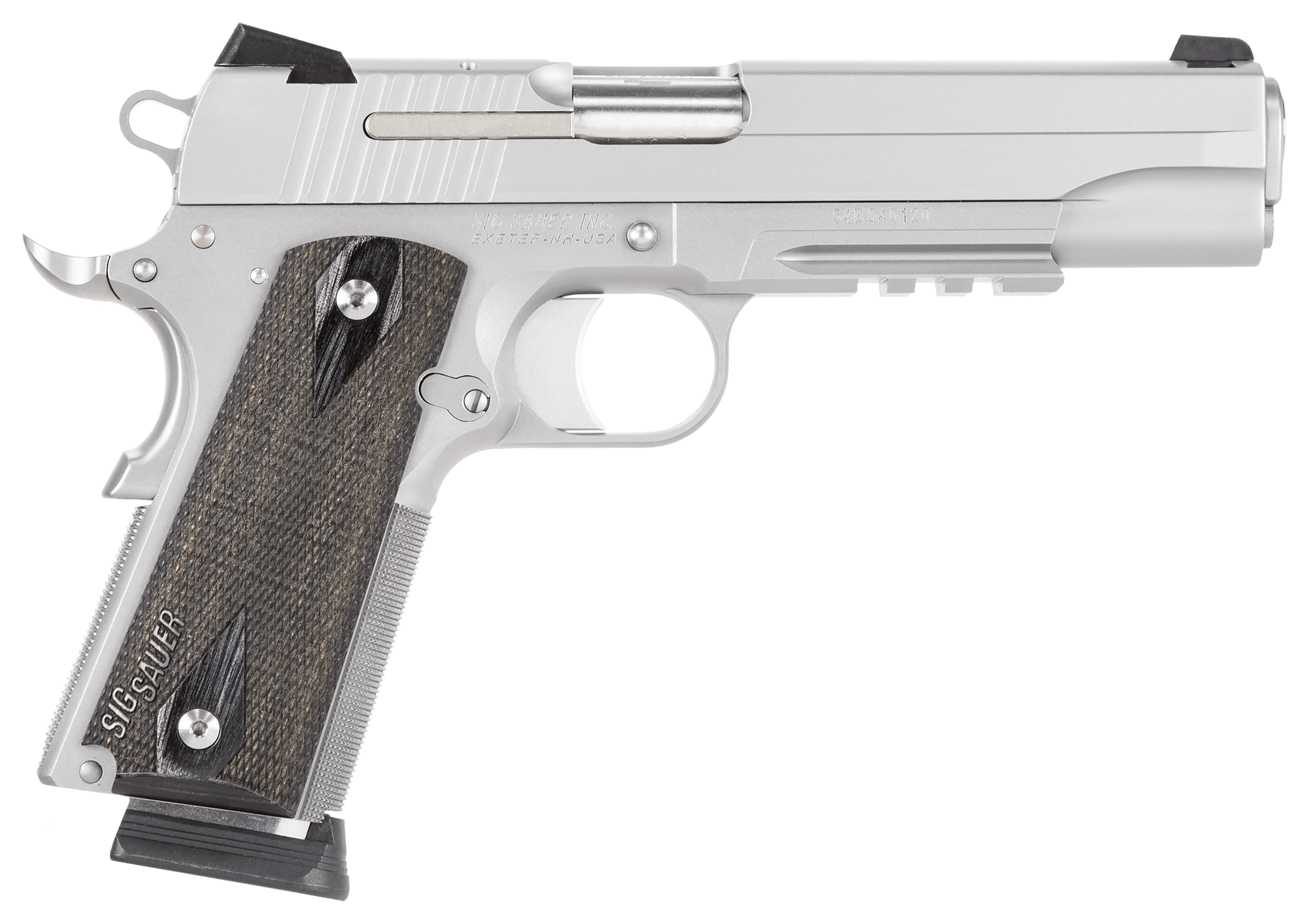 Image of SIG SAUER 1911 Stainless Semi-Auto Pistol with SIGLITE Night Sights