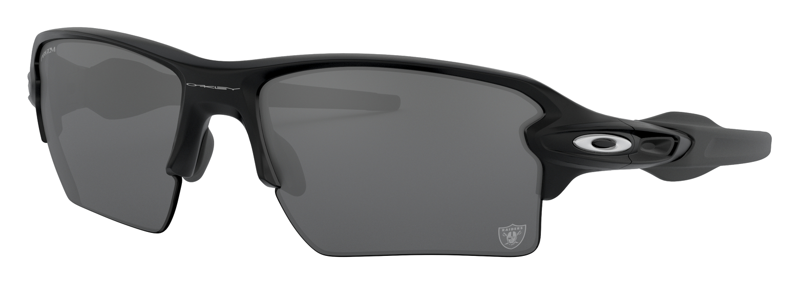 Oakley NFL Flak 2.0 XL OO9188 Prizm Grey Sunglasses - Oakland Raiders/Matte Black/Prizm Black - Standard