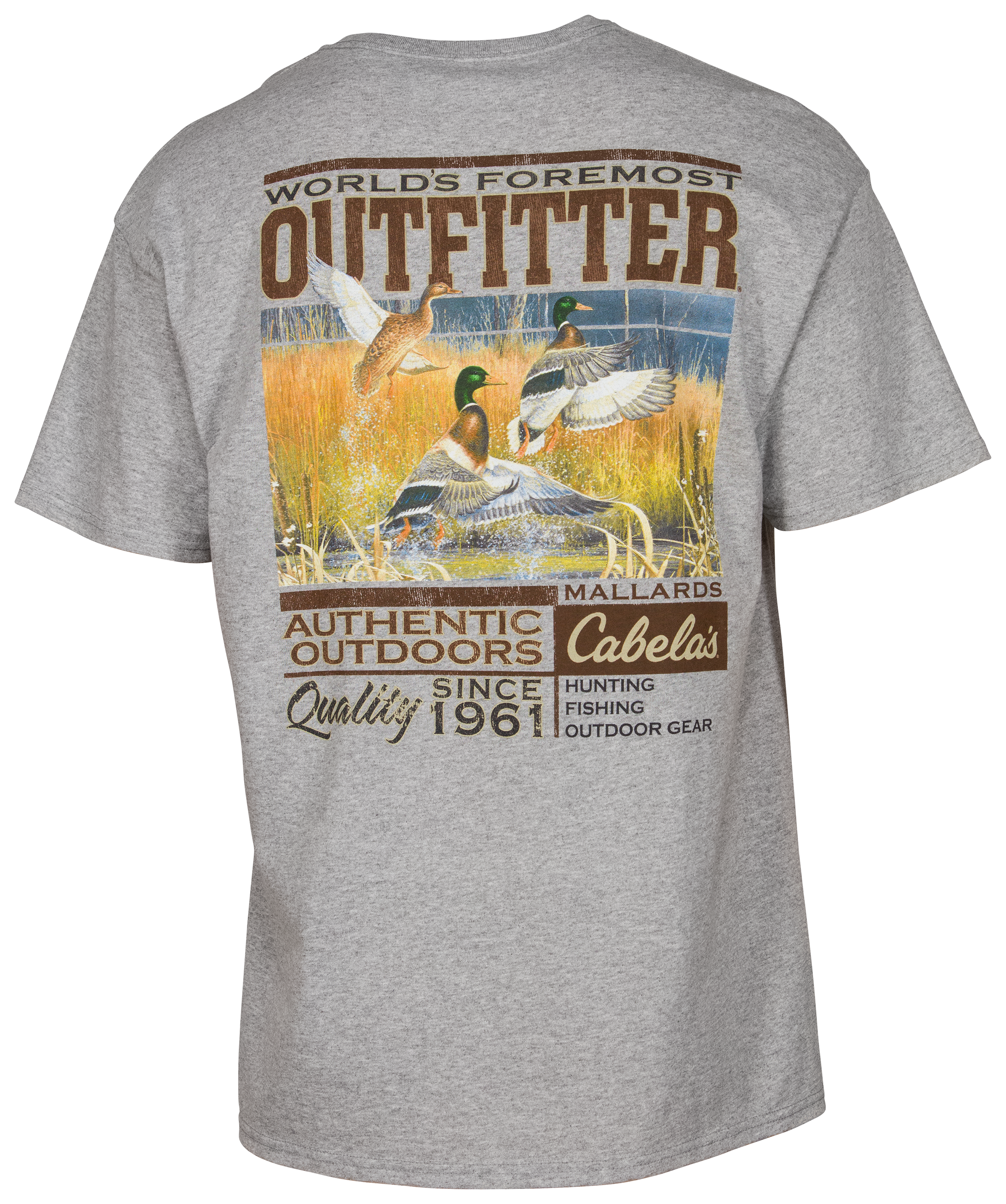 Men’s Cabela’s T-shirt Size XL Worlds Foremost Outfitters Hunting Fishing  Comfy