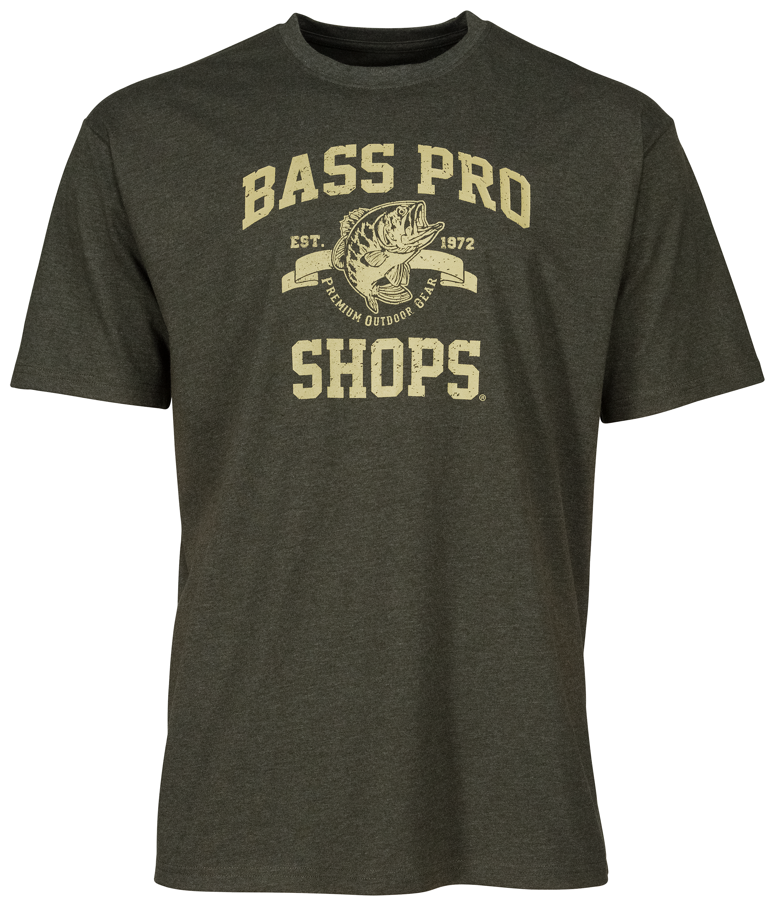 Bass Pro Shops Classic Logo Short-Sleeve T-Shirt for Men - Heather Rust - M