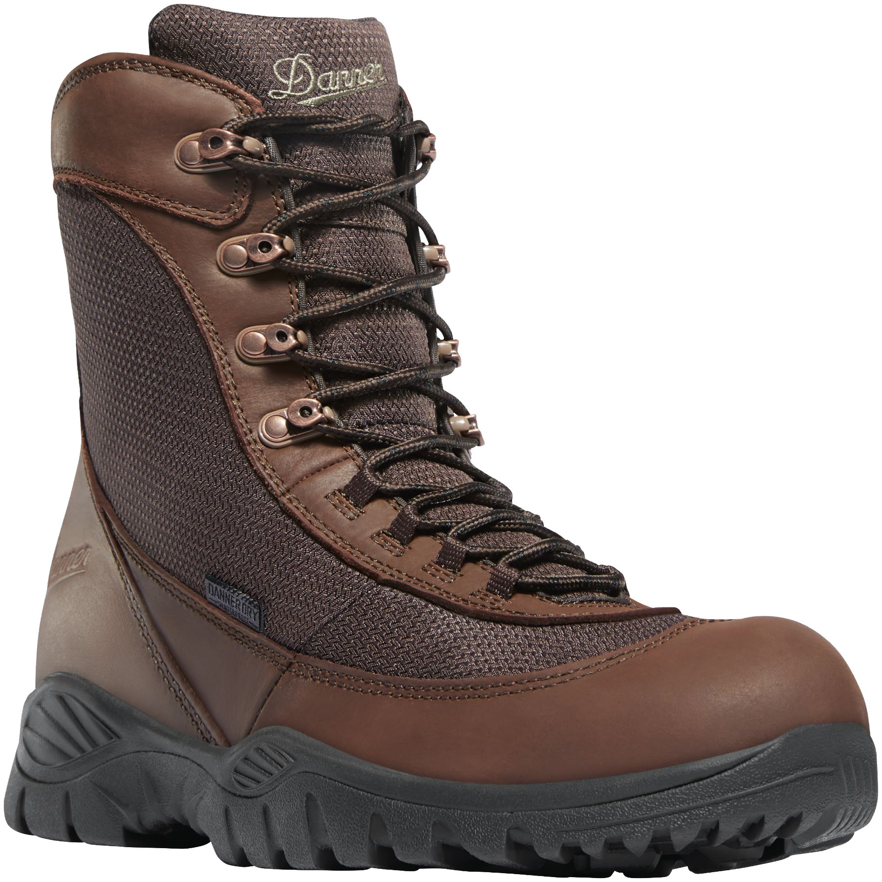 Danner Men's Element 8in Waterproof Hunting Boots - Brown 9 -  47130-9EE
