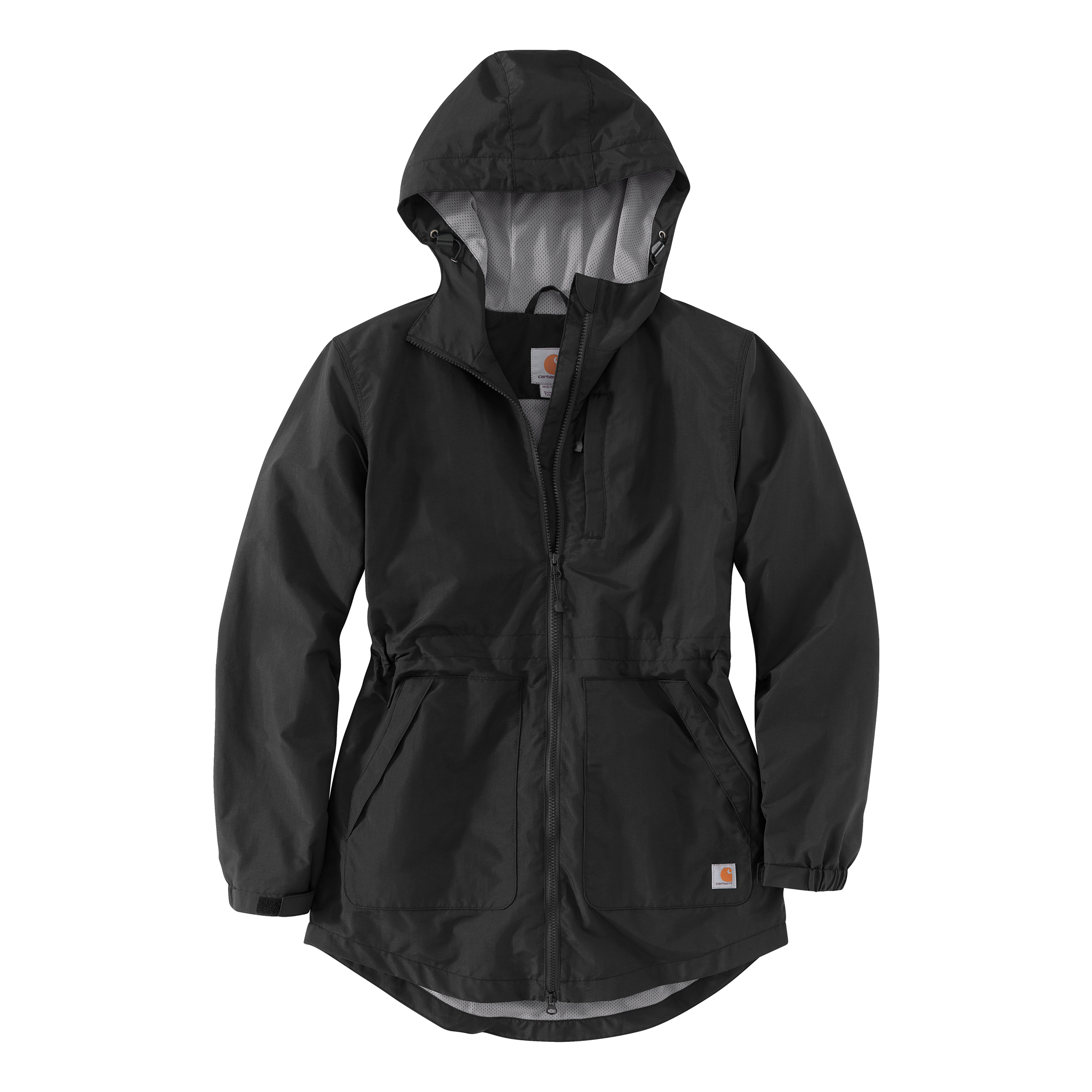 Image of Carhartt Rain Defender Relaxed-Fit Lightweight Coat for Ladies - Black - XL