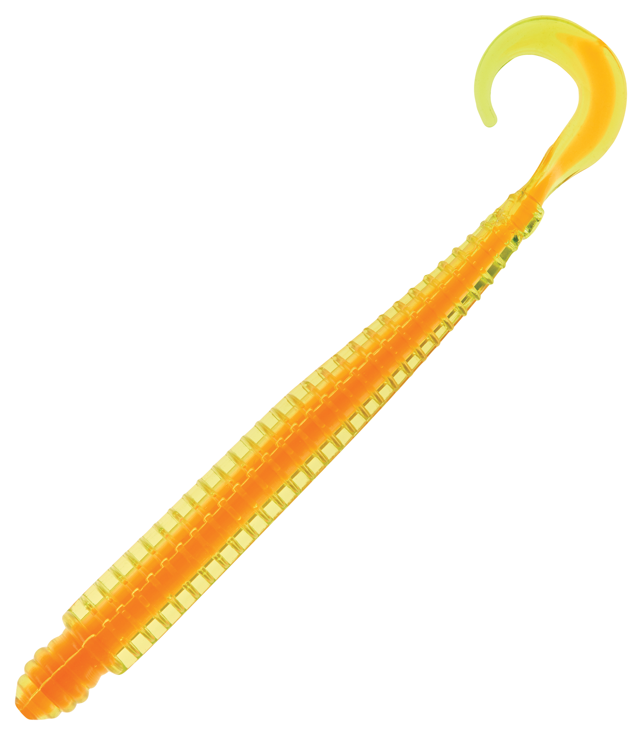 Mister Twister 4 Ringworm - Chartreuse/Orange
