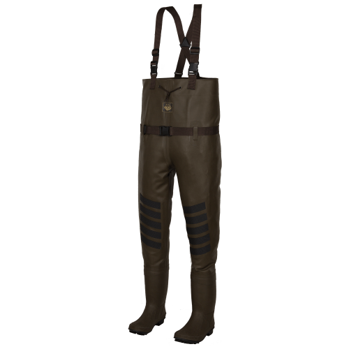 White River Fly Shop Rubber Boot-Foot Waders for Men - 13 Regular