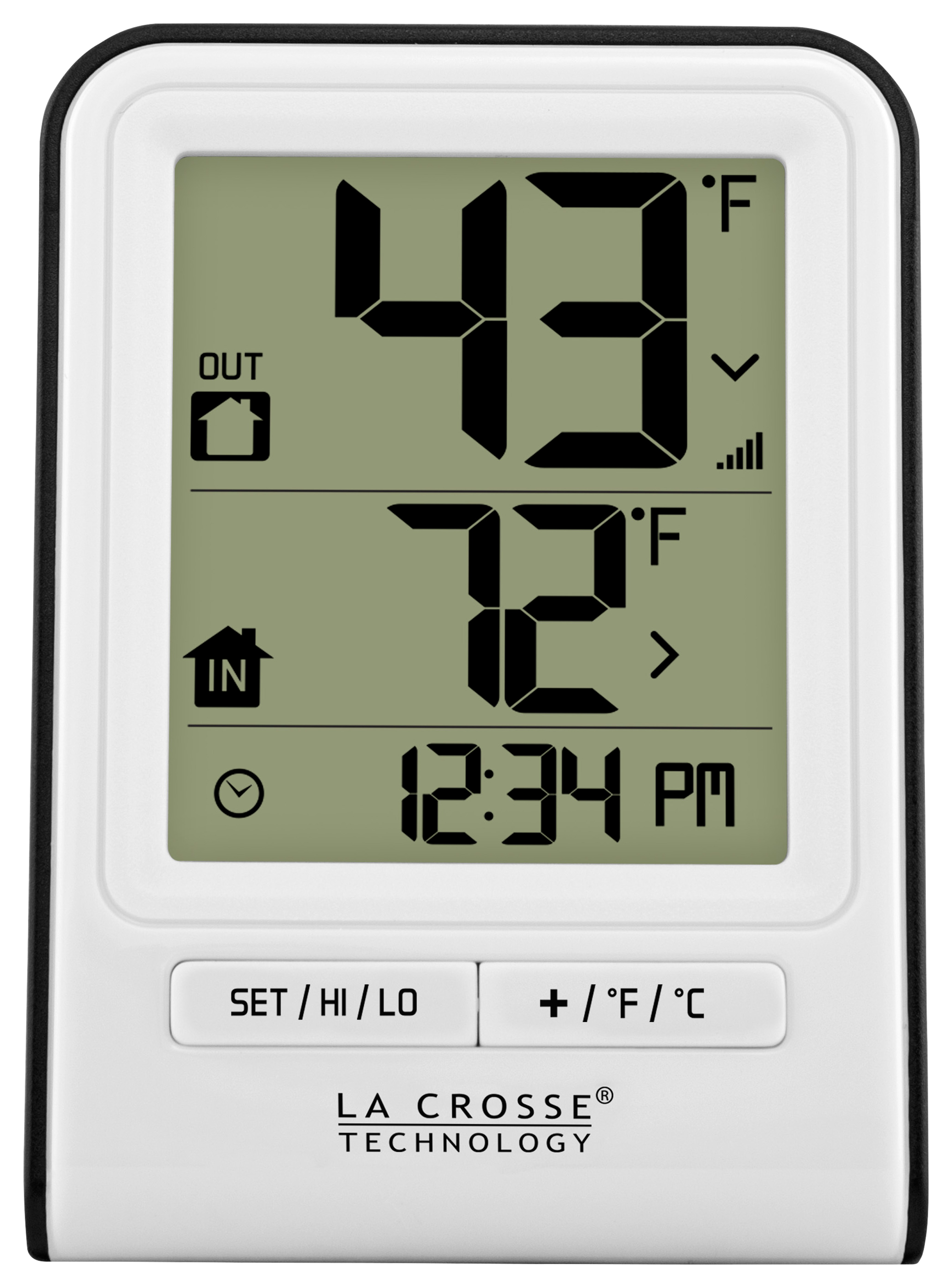 Indoor Outdoor Thermometer, Wireless Temperature Monitor, Digital Lcd  Thermometer With Remote Sensor, Outdoor Arrow Trends (c/f), Min/max Value,  Table