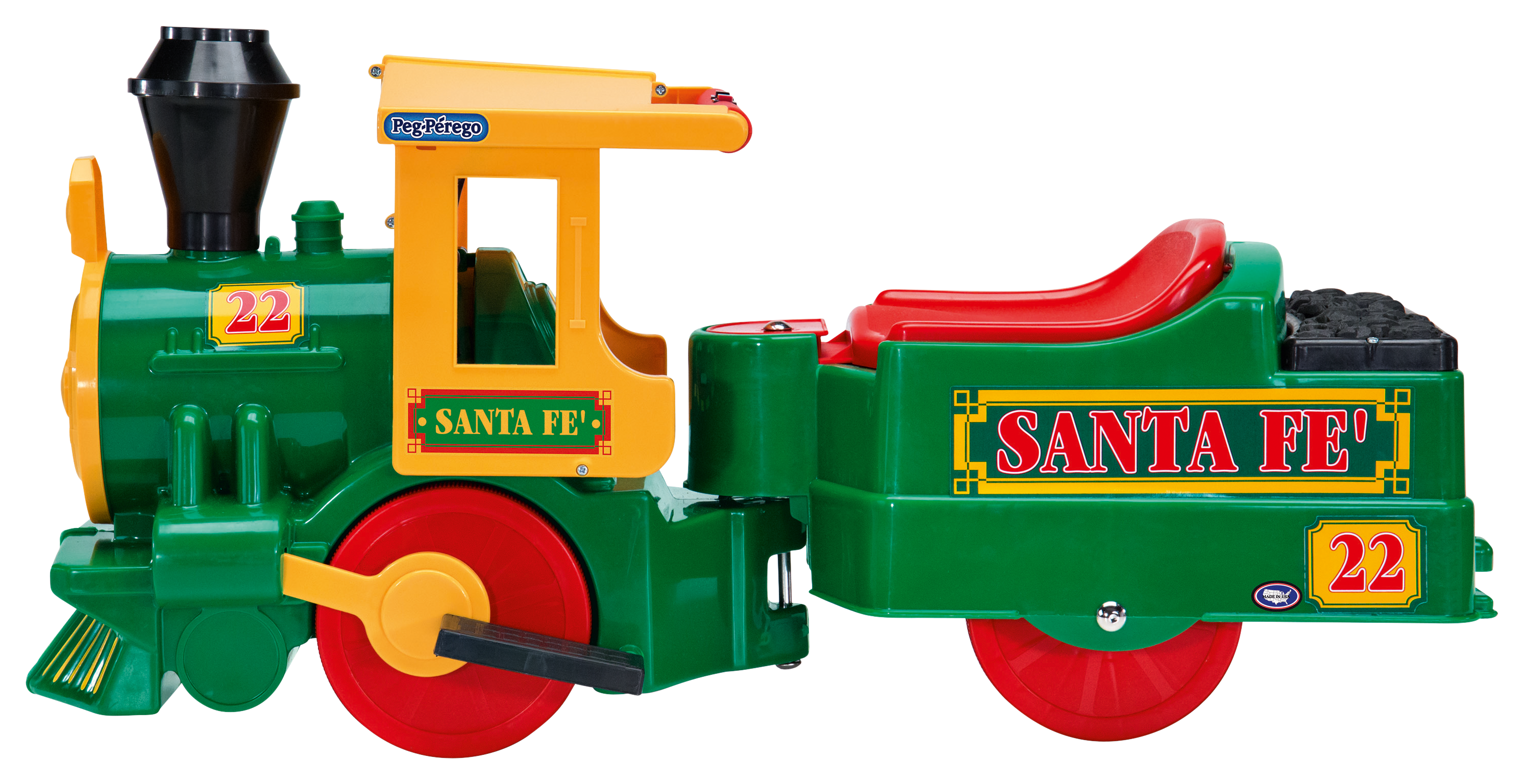 Peg Perego Santa Fe Train Ride-On Toy for Kids