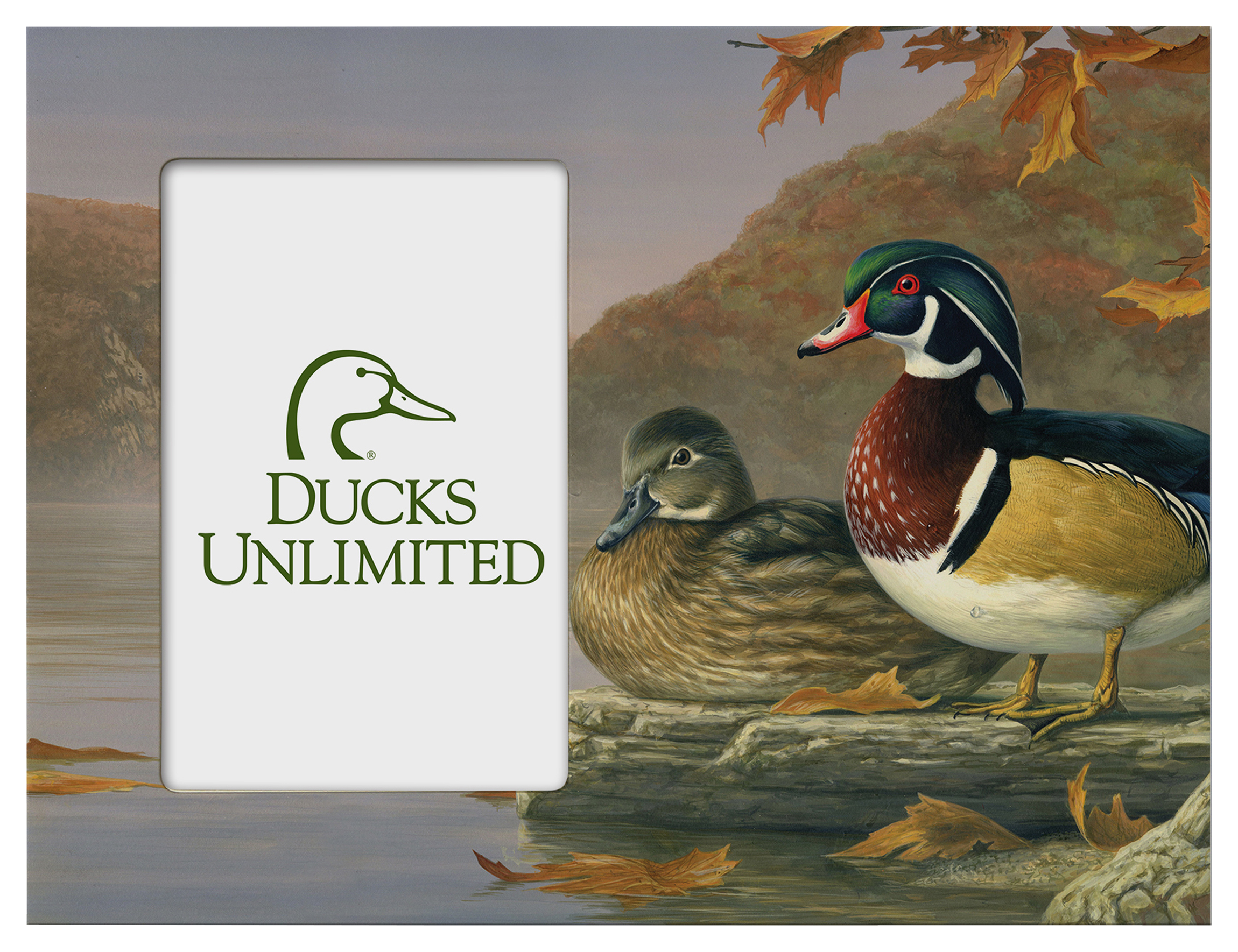 Ducks Unlimited Colors of Fall Wood Picture Frame