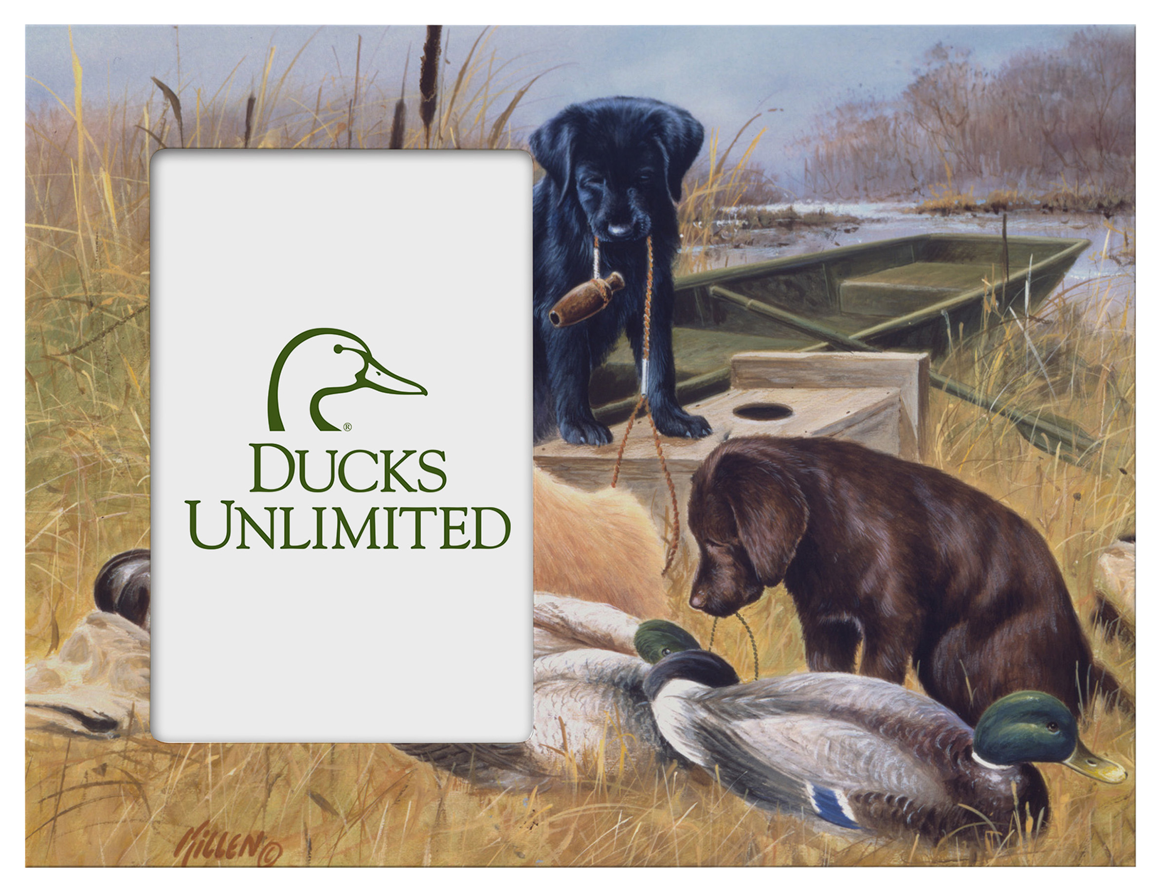 Ducks Unlimited Marsh Buddies Wood Picture Frame