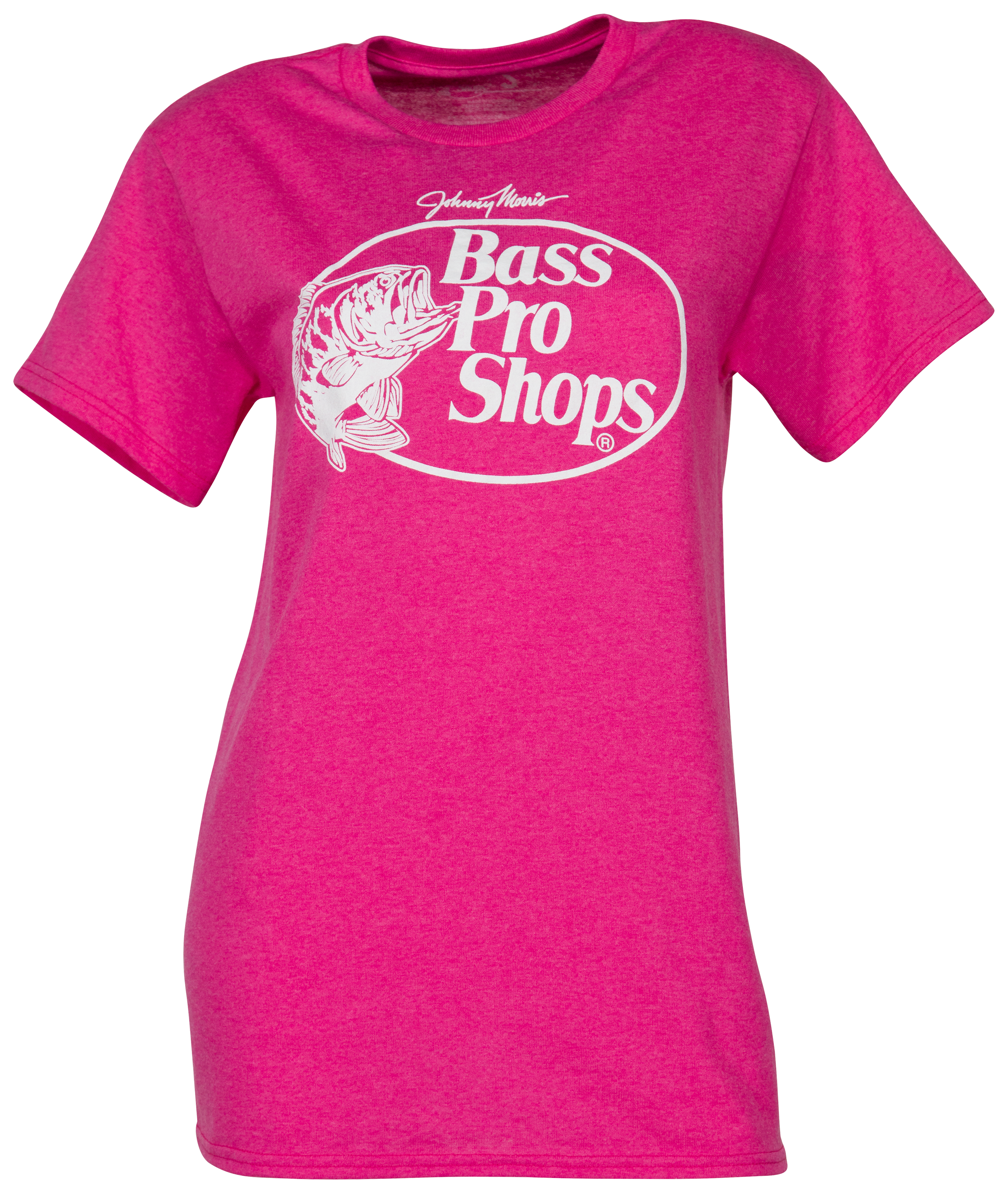 Image of Bass Pro Shops Original Logo Short-Sleeve T-Shirt for Ladies - Heliconia Heather - S