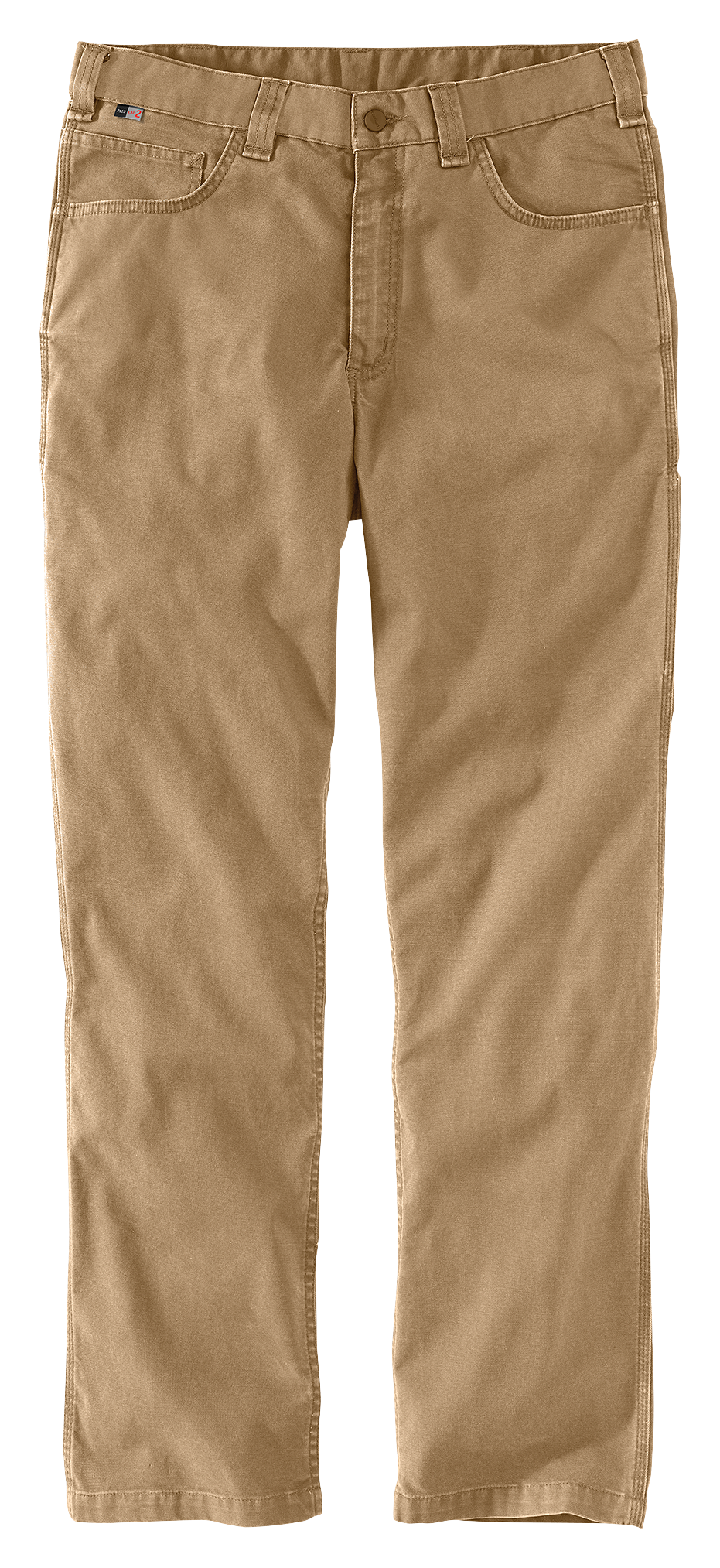 Image of Carhartt Flame-Resistant Relaxed Straight Rigby Pants - Dark Khaki - 38x30