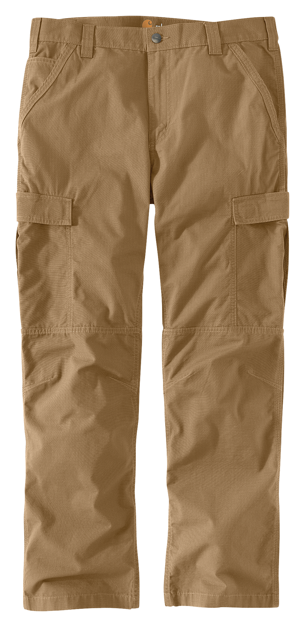 Image of Carhartt Force Relaxed Fit Ripstop Cargo Work Pants for Men - Dark Khaki - 31x34