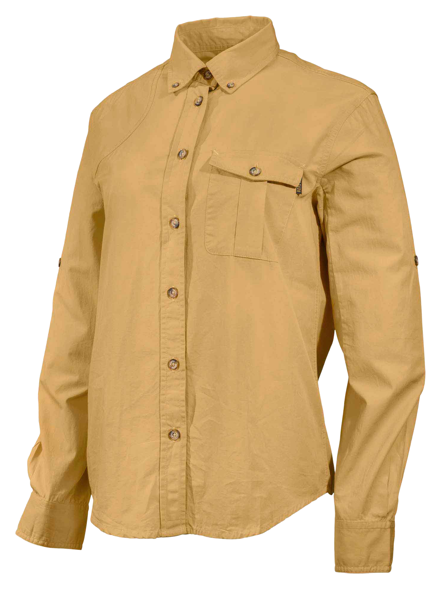 Beretta TM Shooting Long-Sleeve Button-Down Shirt for Ladies - Sand - M