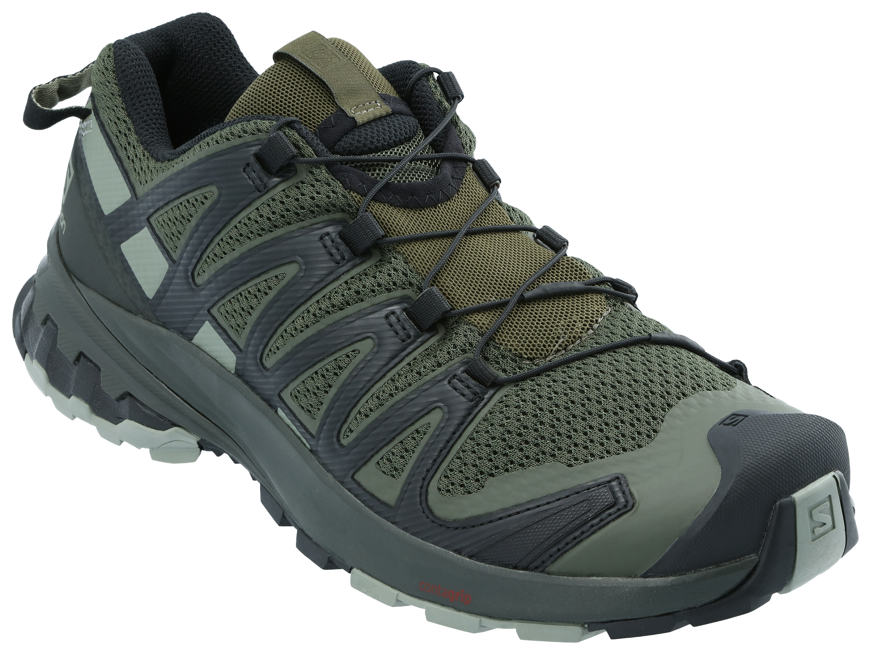 Salomon XA Pro 3D V8 Trail Running Shoes for Men - Grape Leaf/Peat - 11M
