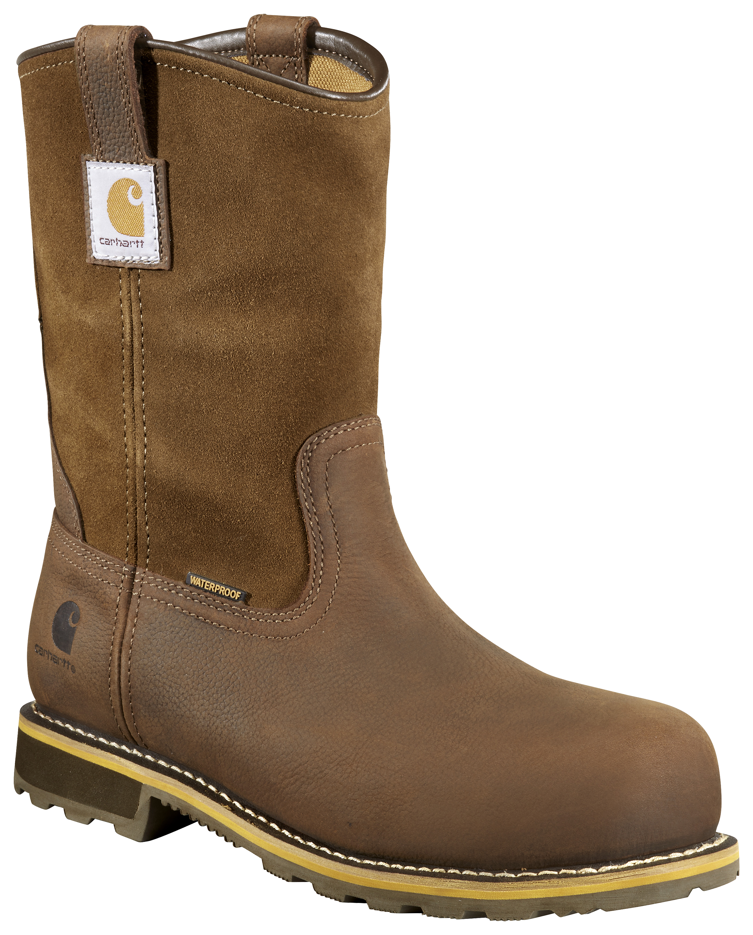 CARHARTT Waterproof Carbon Toe Pull-On Work Boots for Men