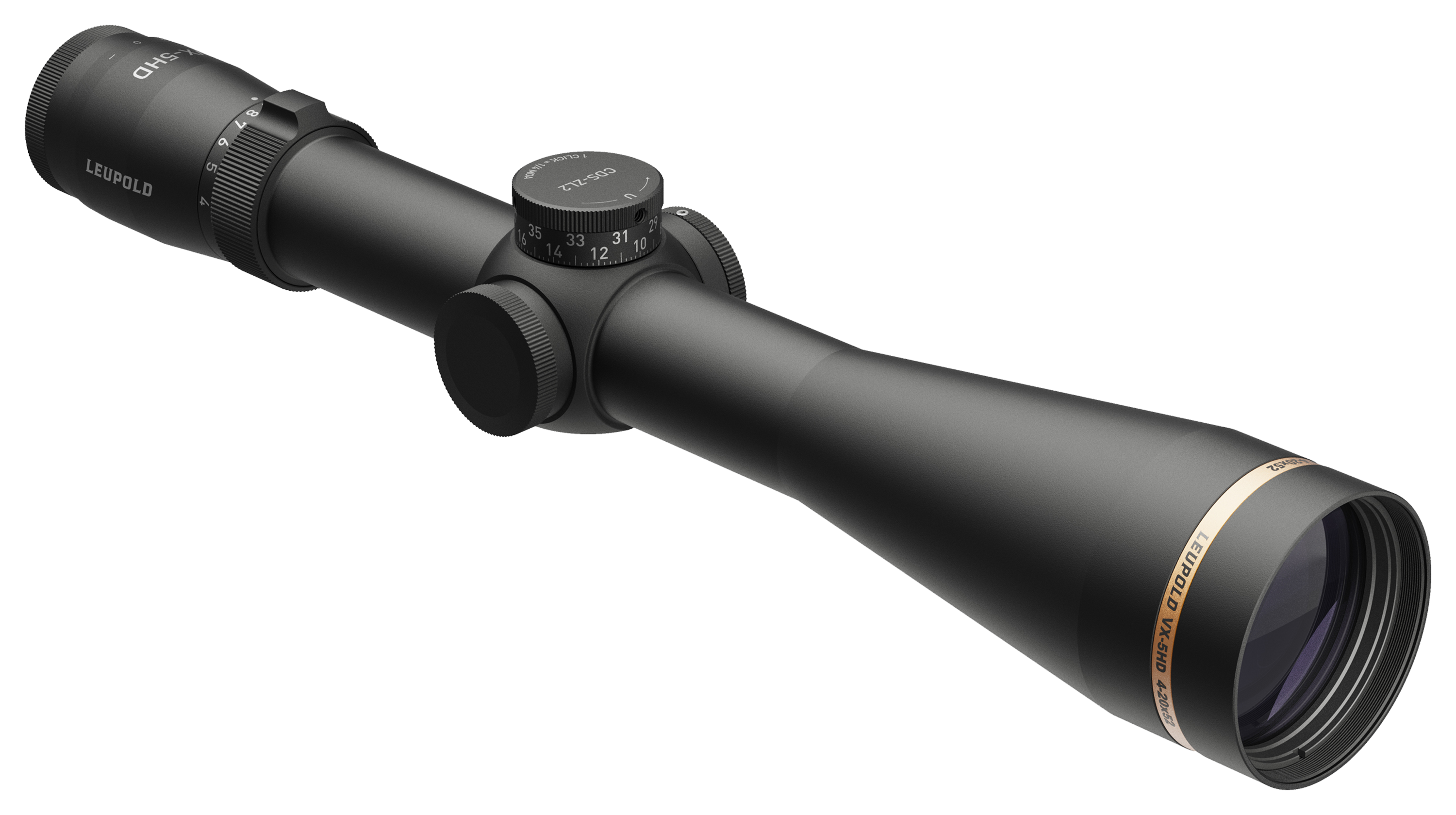 Leupold VX-5HD CDS-ZL2 Side Focus Rifle Scope - 4-20x-52mm - Duplex - Leupold