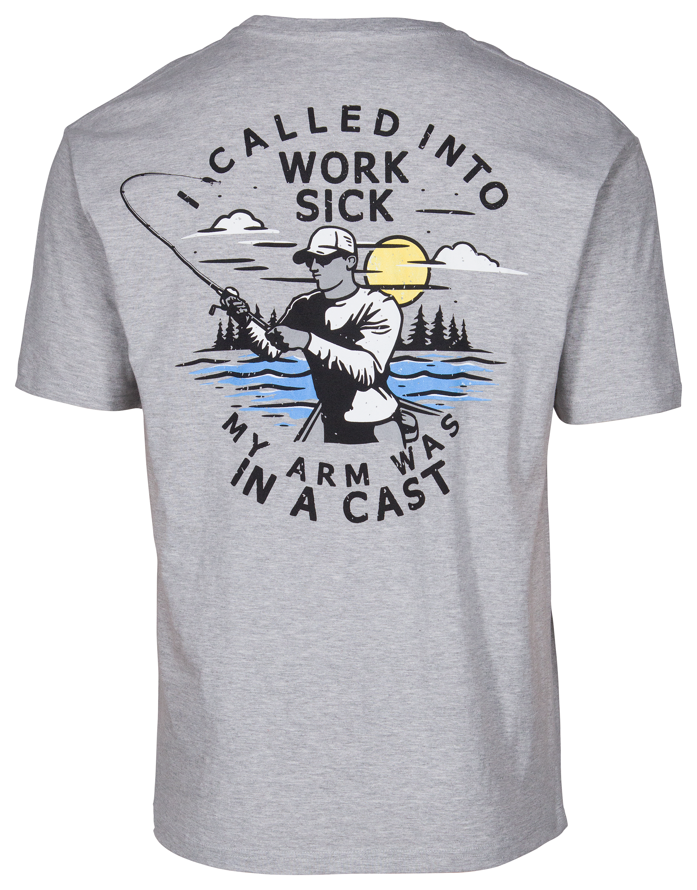 Bass Pro Shops Sick Short-Sleeve T-Shirt for Men - Heather Gray - L product image