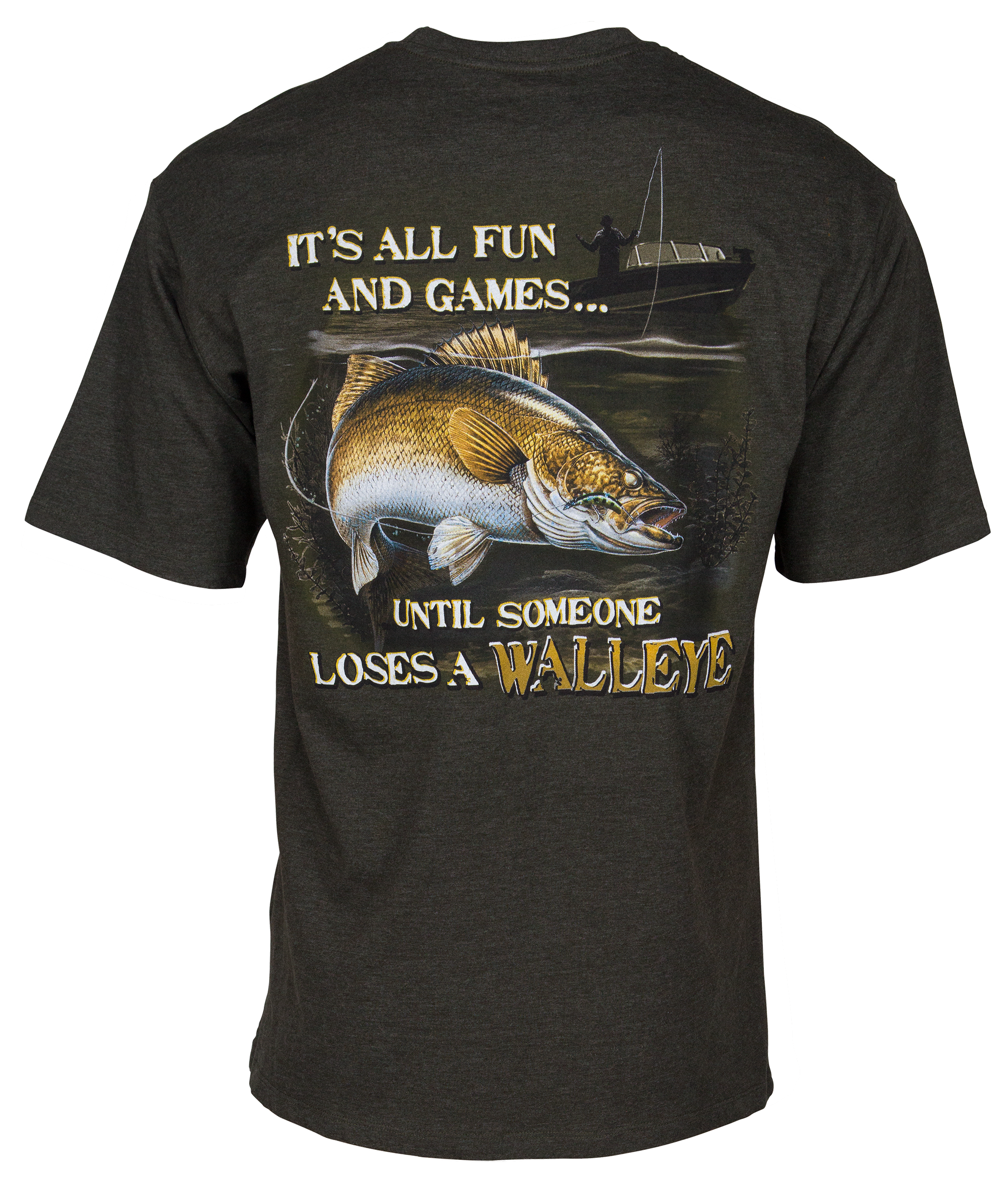 Cabela's Walleye Fun Short-Sleeve T-Shirt for Men - S