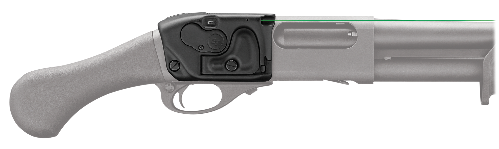 Image of Crimson Trace Lasersaddle Laser Sight for Remington 870 & TAC-14 Shotguns - Green Laser
