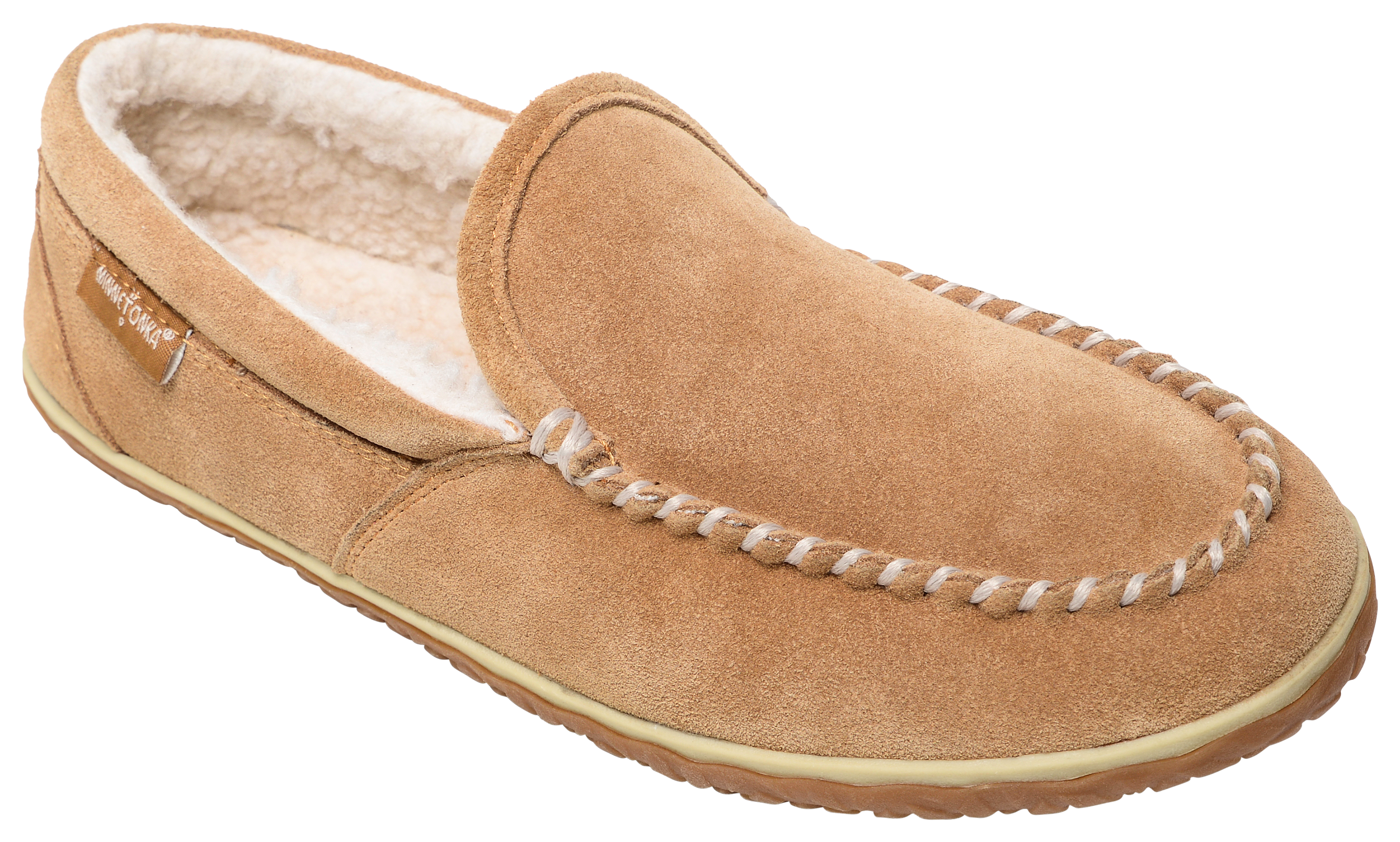 Image of Minnetonka Moccasin Tilden Mocs for Men - Cinnamon