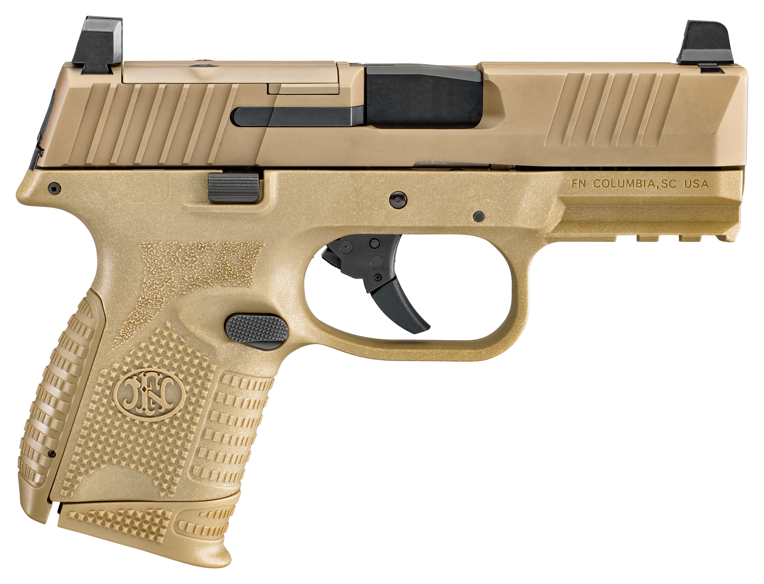 FN 509C Compact MRD Semi-Auto Pistol - FDE - 9mm