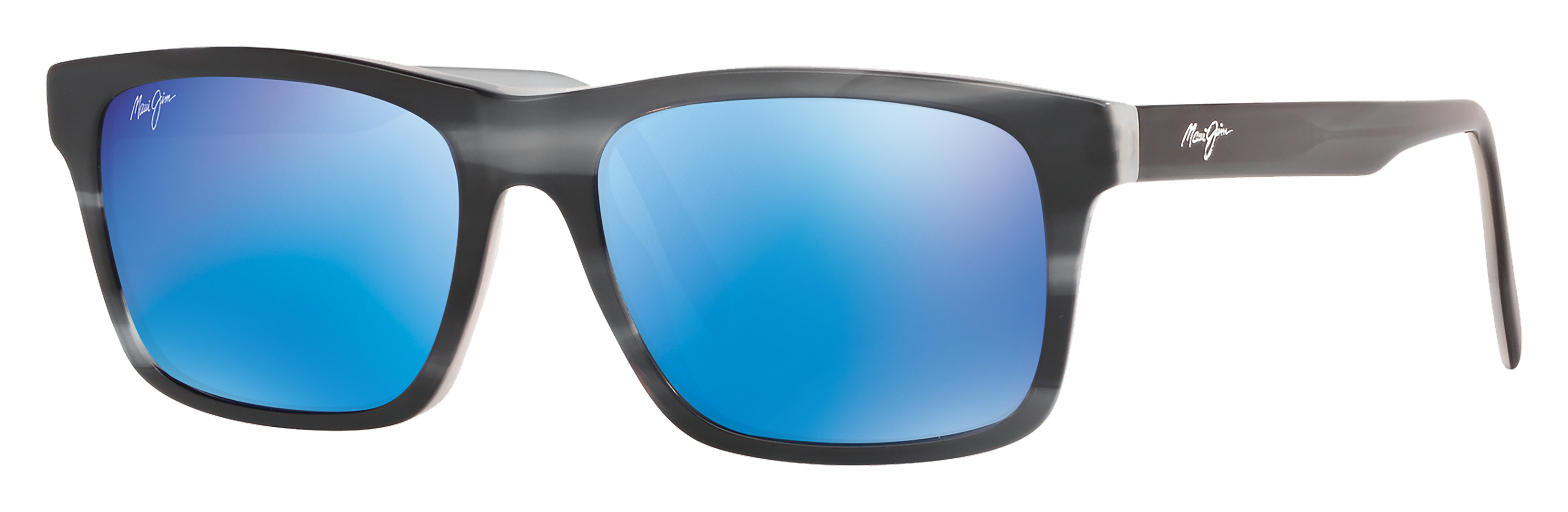 Maui Jim Waipio Valley 812 Polarized Glass Sunglasses - Blue/Blue Mirror - Standard - Maui Jim