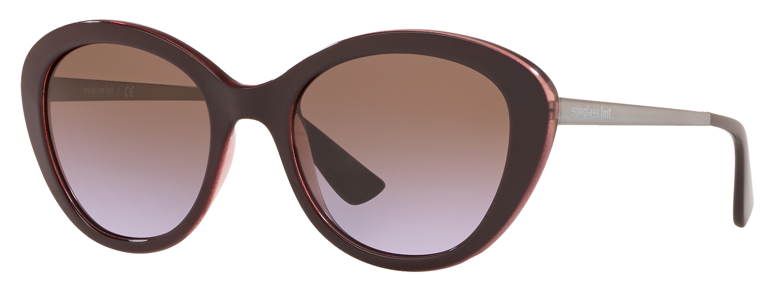 SUNGLASS HUT Collection HU2018 Gradient Sunglasses for Ladies