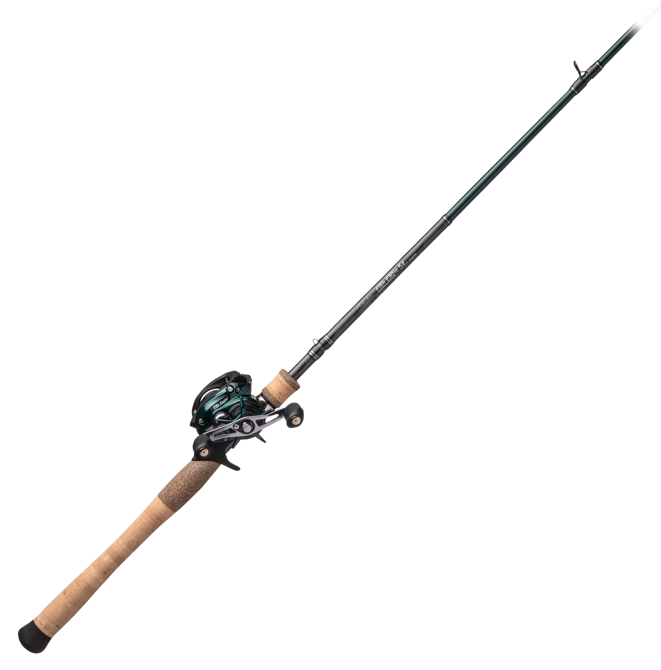 CABELA'S FISH EAGLE II 663 CX2 Graphite 6'6 baitcasting fishing rod 1  piece J $39.99 - PicClick