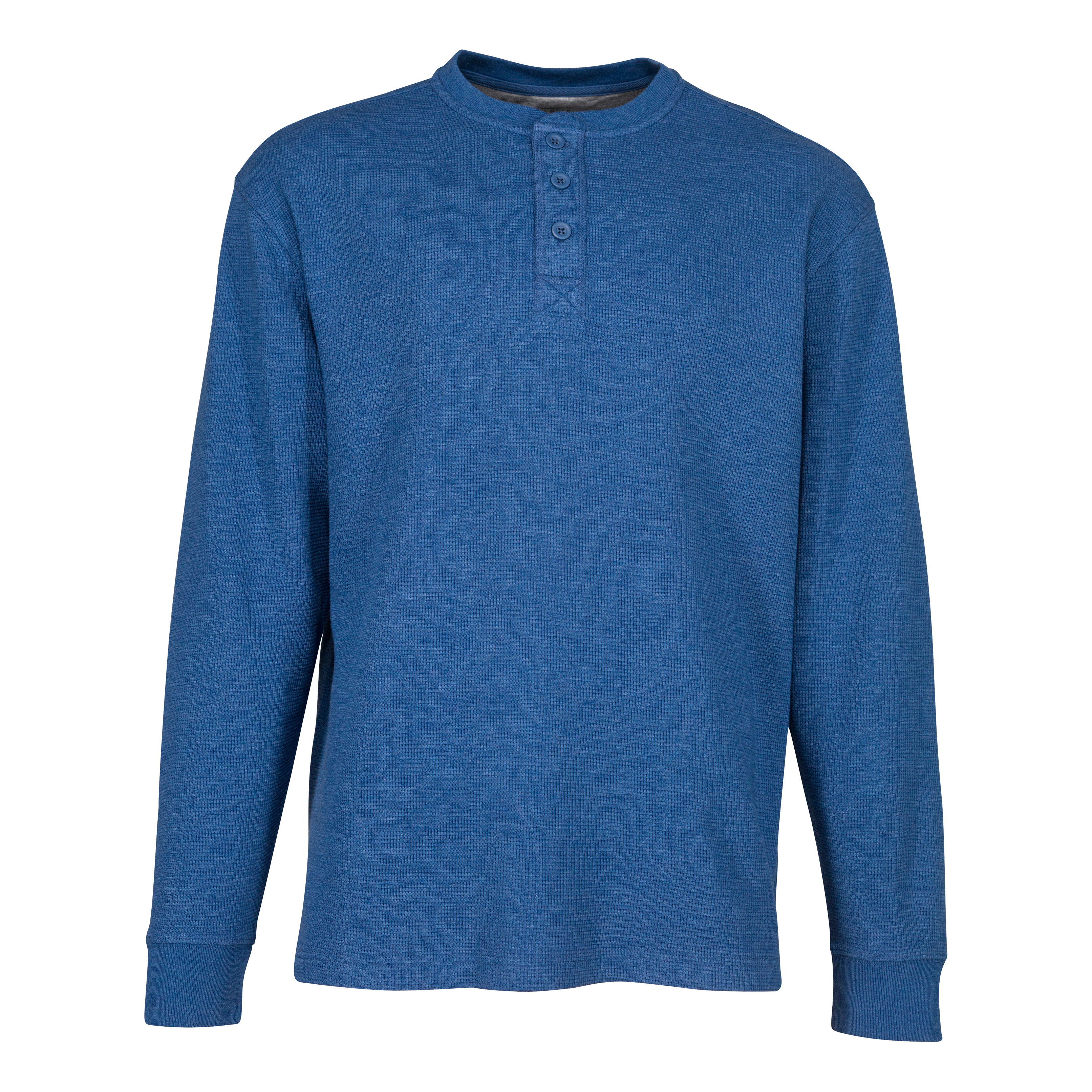 RedHead Thermal Henley Long-Sleeve Shirt for Men - Blue Heather - 3XLT product image