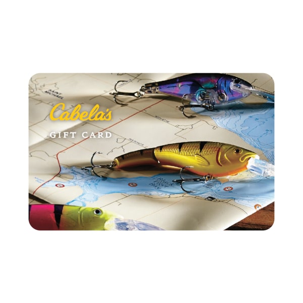 Cabela's Map Lures Gift Card - $75
