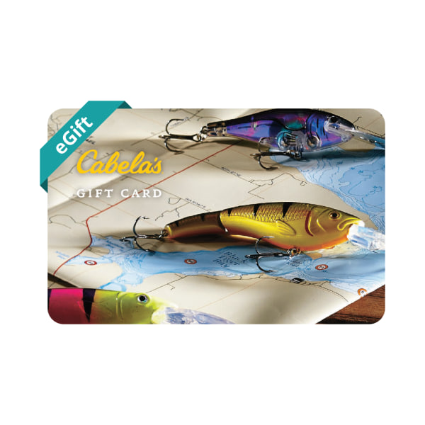 Cabela's Map Lures eGift Card - $50